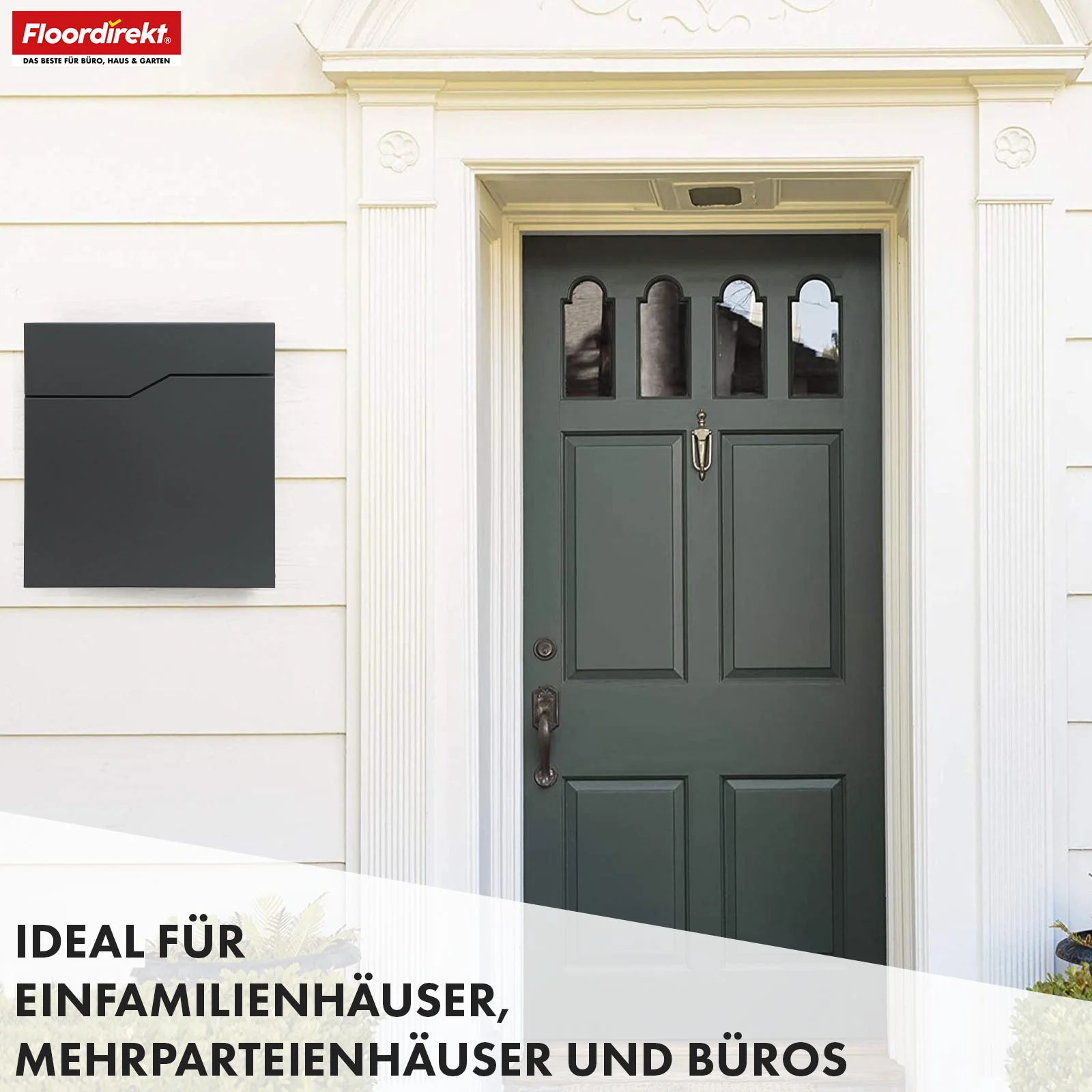 Briefkasten | Jean | Stabiler Stahlbriefkasten mit Zeitungsfach und großer Einwurfklappe - Image 8