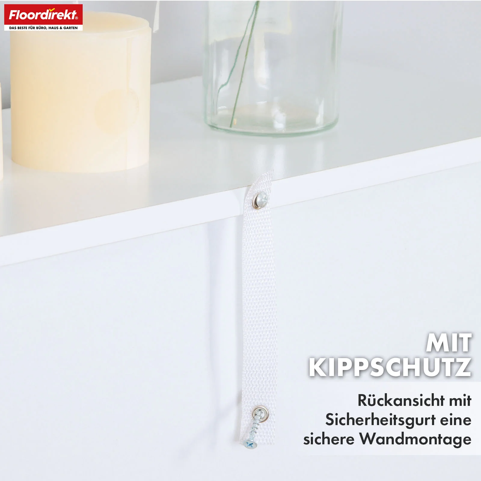 Bücherregal | Maine | Weißes Standregal aus Holz mit 3/4/6 Etagen | Offen & platzsparend für Wohnzimmer, Büro & mehr - Image 7