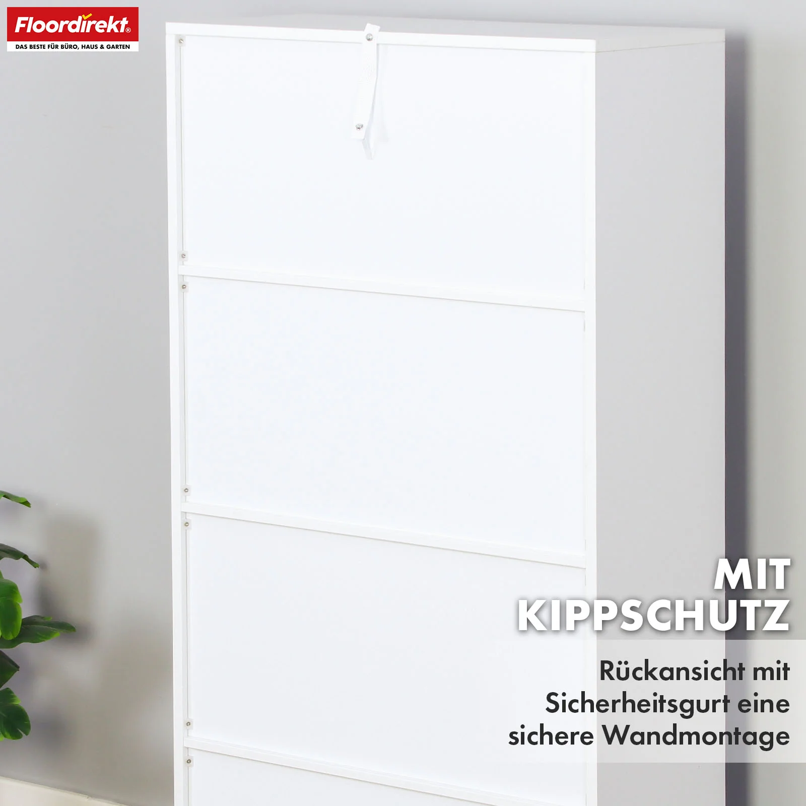 Bücherregal | Arkansas | Weißes MDF-Standregal mit 5–9 Fächern für Bücher und Wohnaccessoires - Image 23