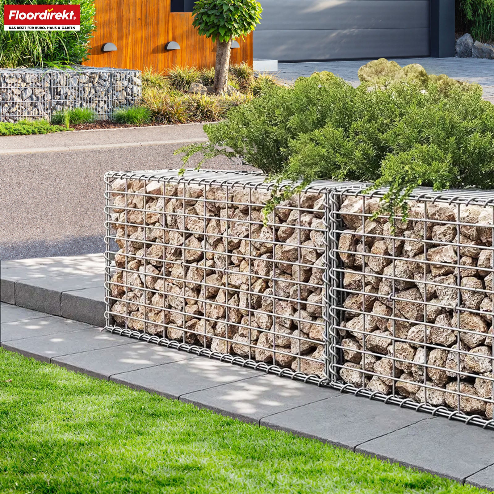 Gabionenkorb | Lenox | Verzinkter Stahlkorb für dekorativen Sichtschutz und Gartenprojekte - Image 9