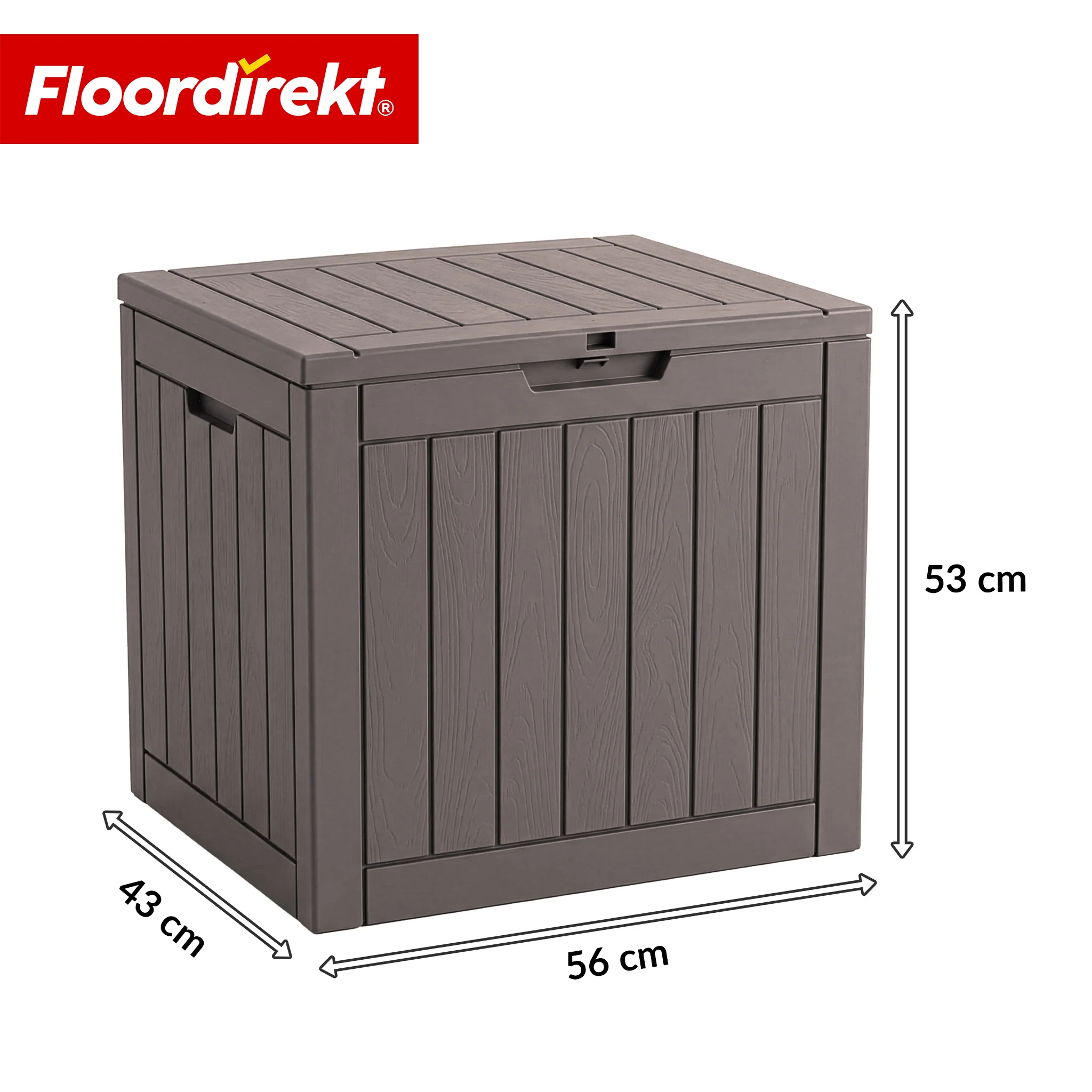 Gartenbox in Holz-Optik | Wetterfeste Kissenbox für Terrasse & Balkon | 118L / 270L / 300L - Image 11