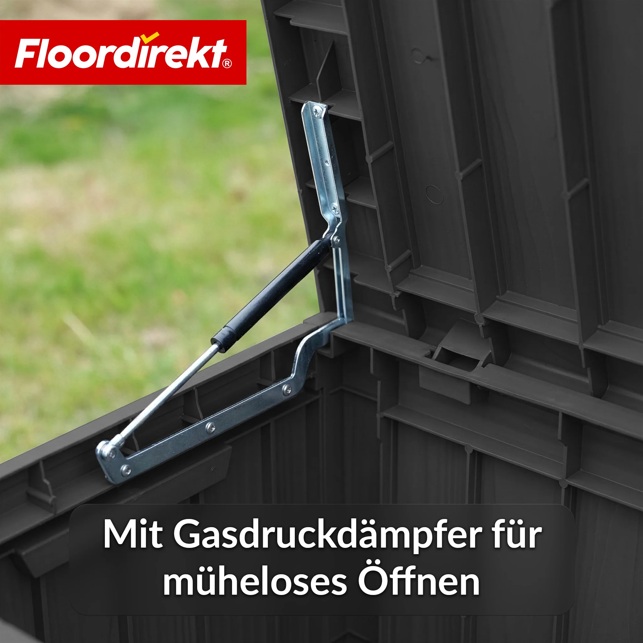 Gartenbox in Holz-Optik | Wetterfeste Kissenbox für Terrasse & Balkon | 118L / 270L / 300L - Image 45