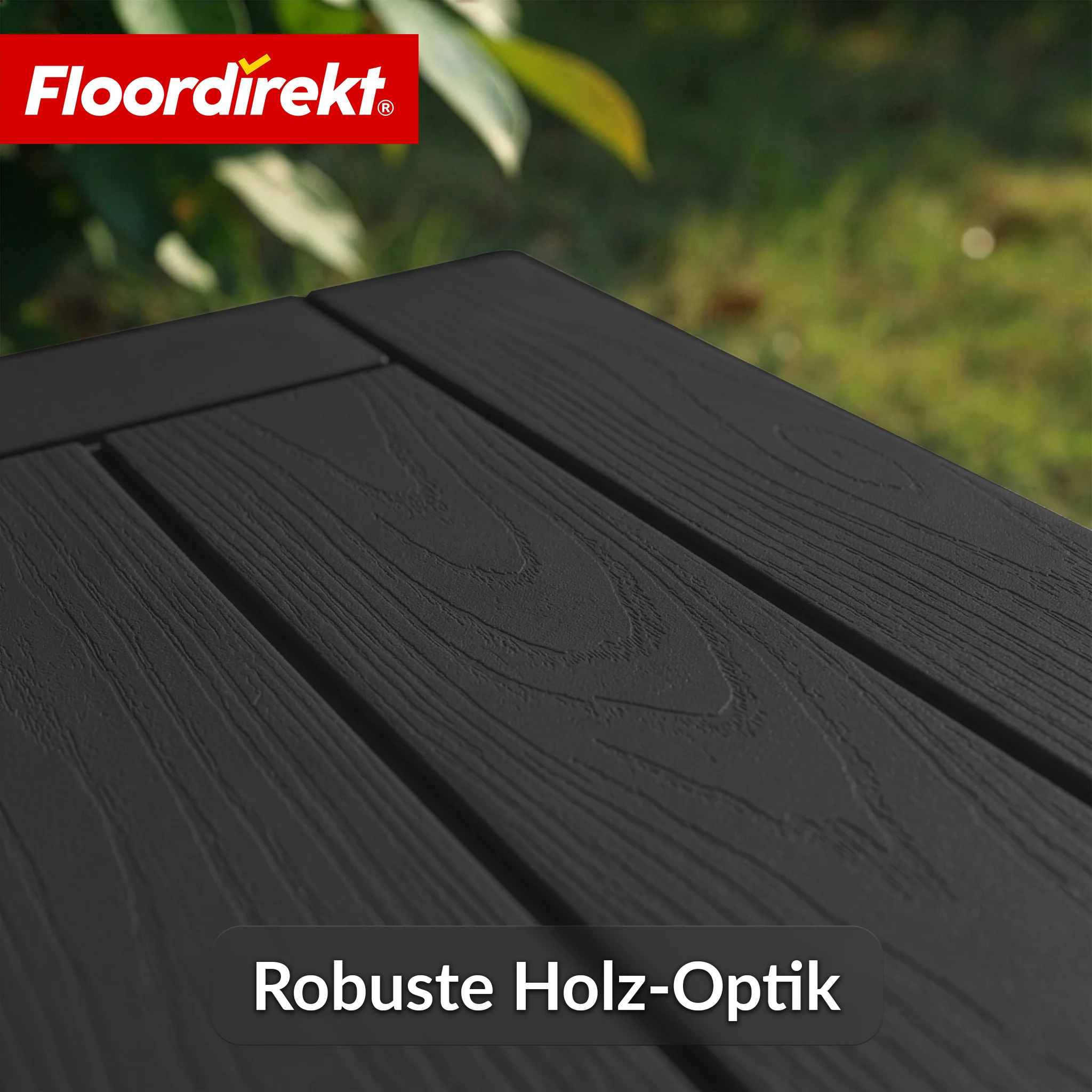 Gartenbox in Holz-Optik | Wetterfeste Kissenbox für Terrasse & Balkon | 118L / 270L / 300L - Image 8