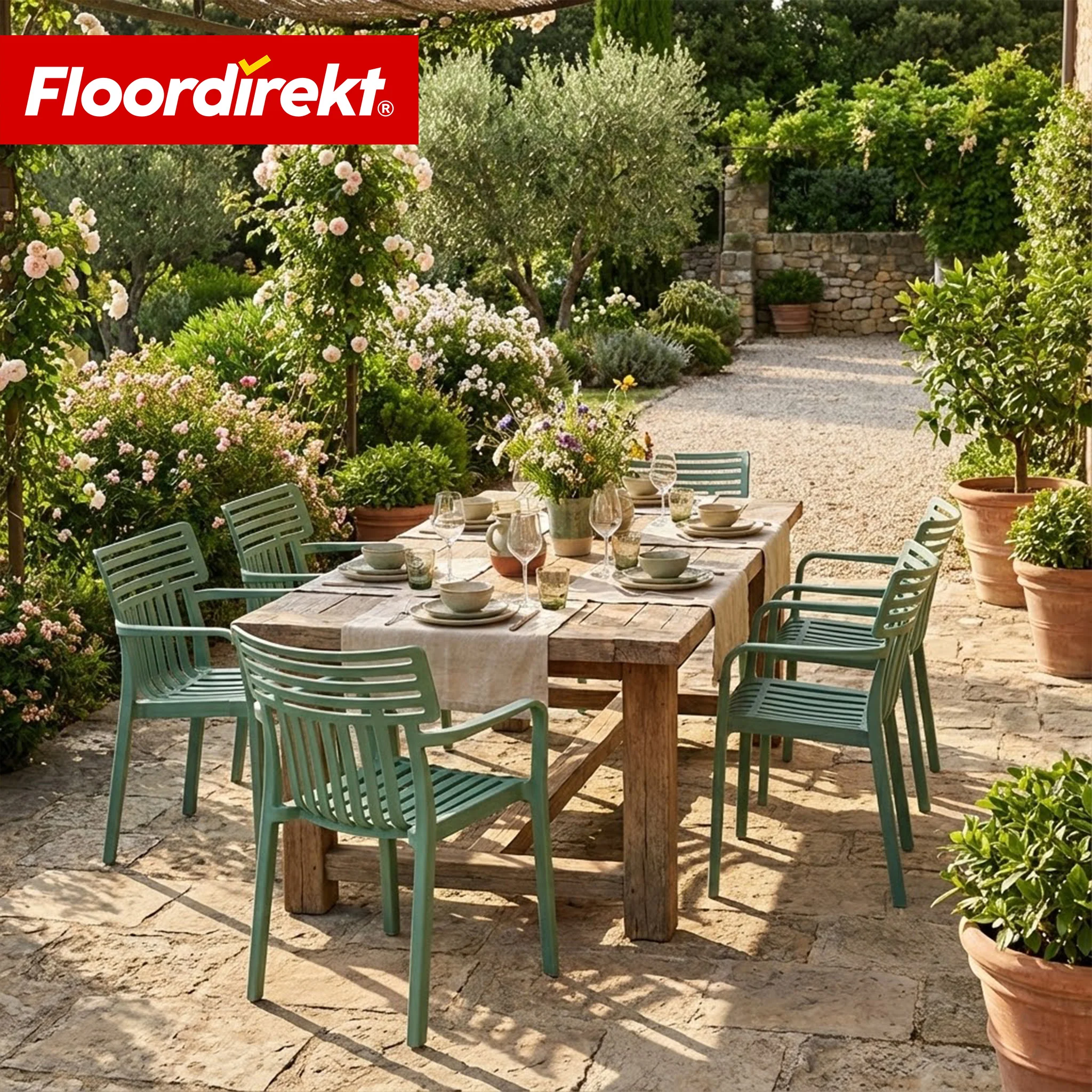 Gartenstuhl | Terrano | Stapelbarer Designstuhl wetterfest & UV-beständig für Garten, Balkon & Terrasse - Image 33