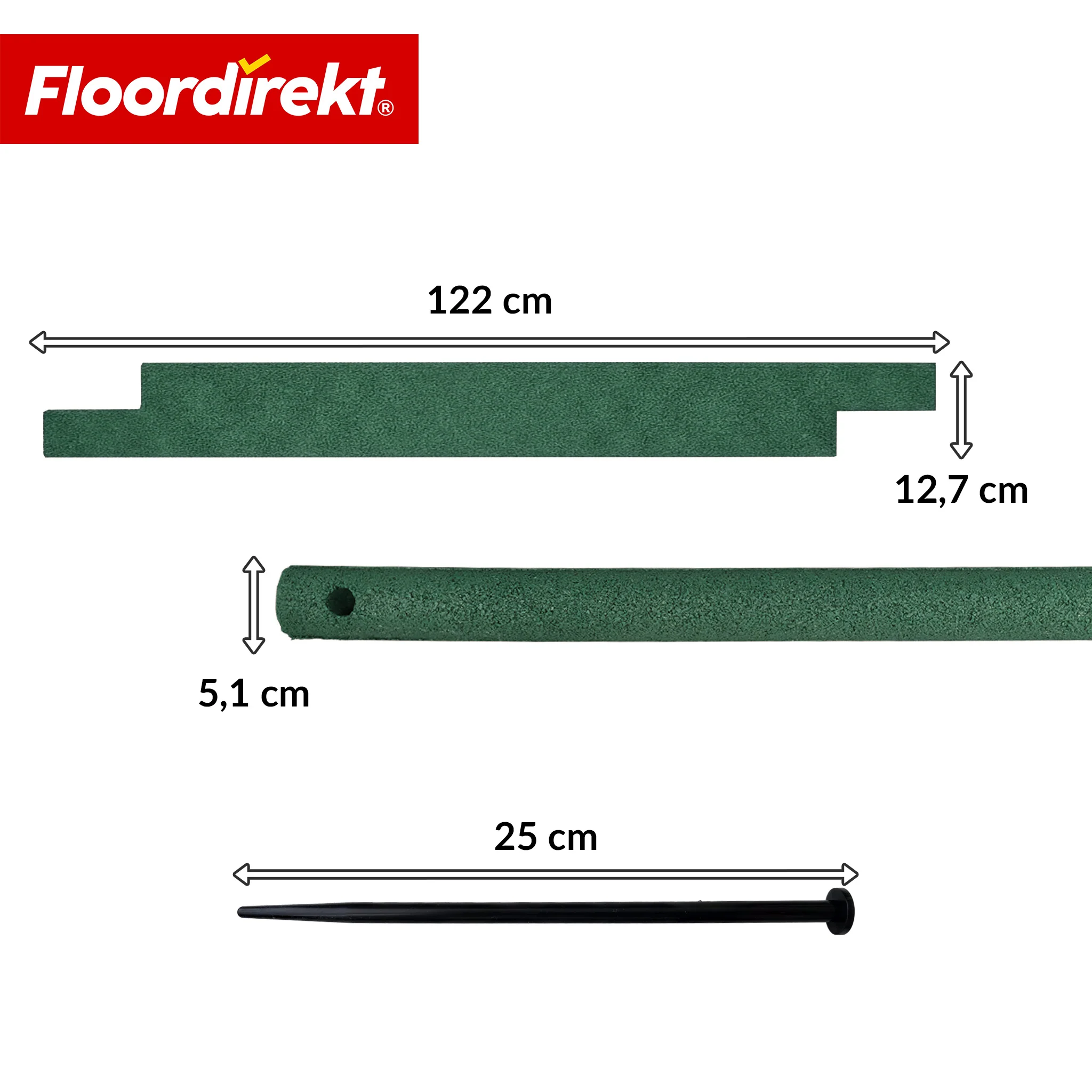 Gummi Randstein | Flexible Rasenkante & Beeteinfassung aus recyceltem Gummi für Garten, Wege & Terrasse - Image 10
