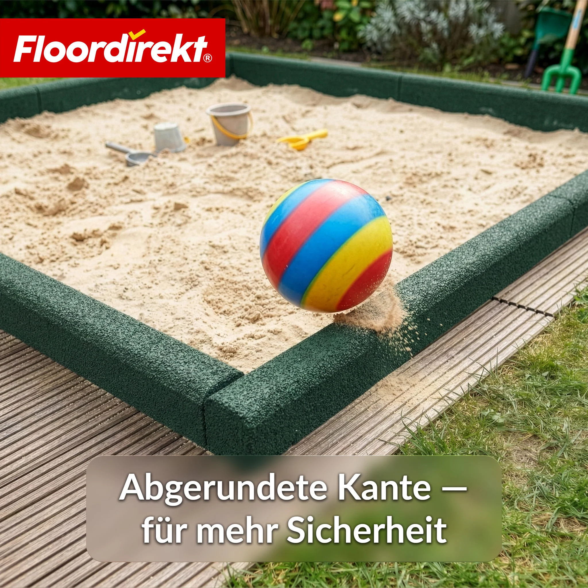 Gummi Randstein | Flexible Rasenkante & Beeteinfassung aus recyceltem Gummi für Garten, Wege & Terrasse - Image 11