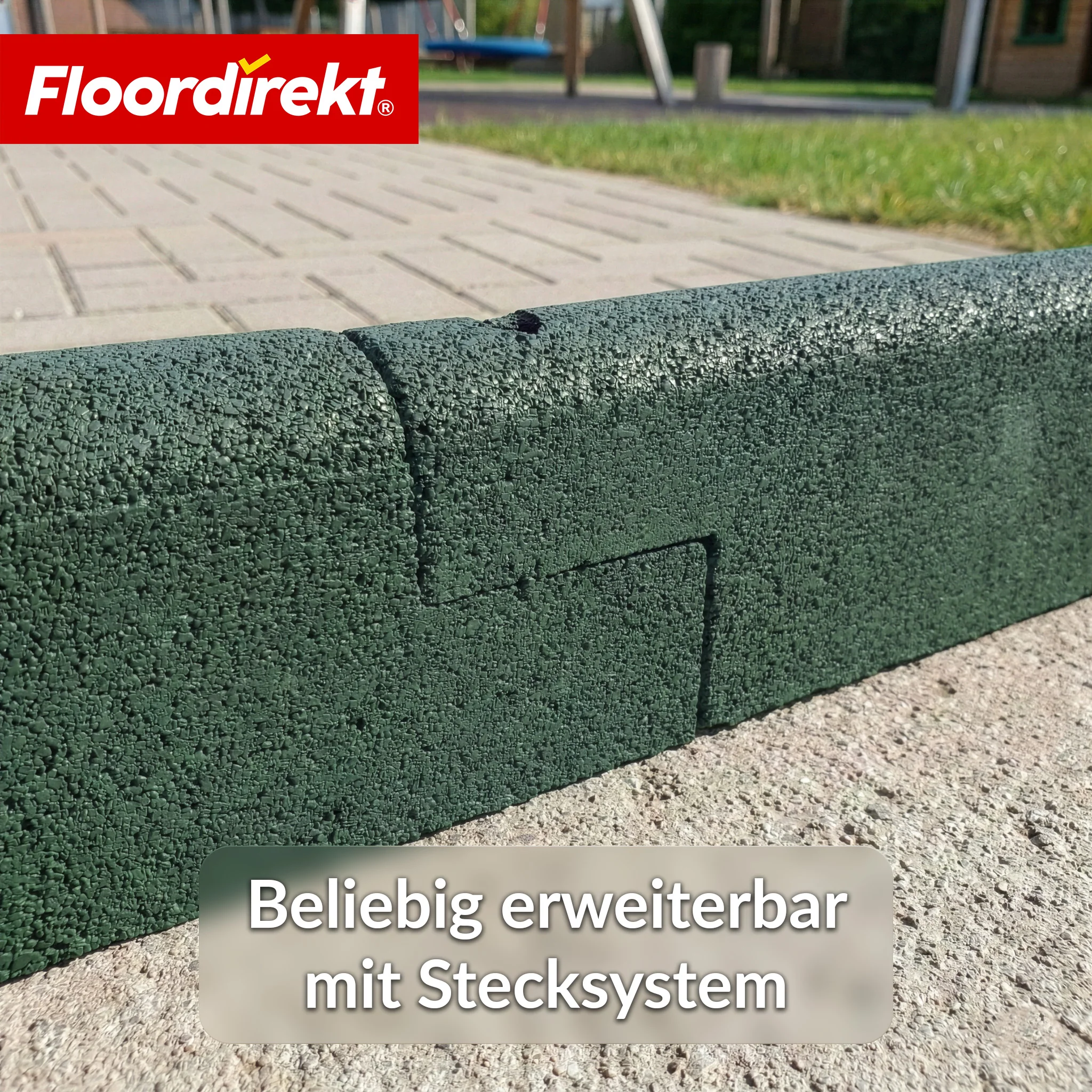 Gummi Randstein | Flexible Rasenkante & Beeteinfassung aus recyceltem Gummi für Garten, Wege & Terrasse - Image 12
