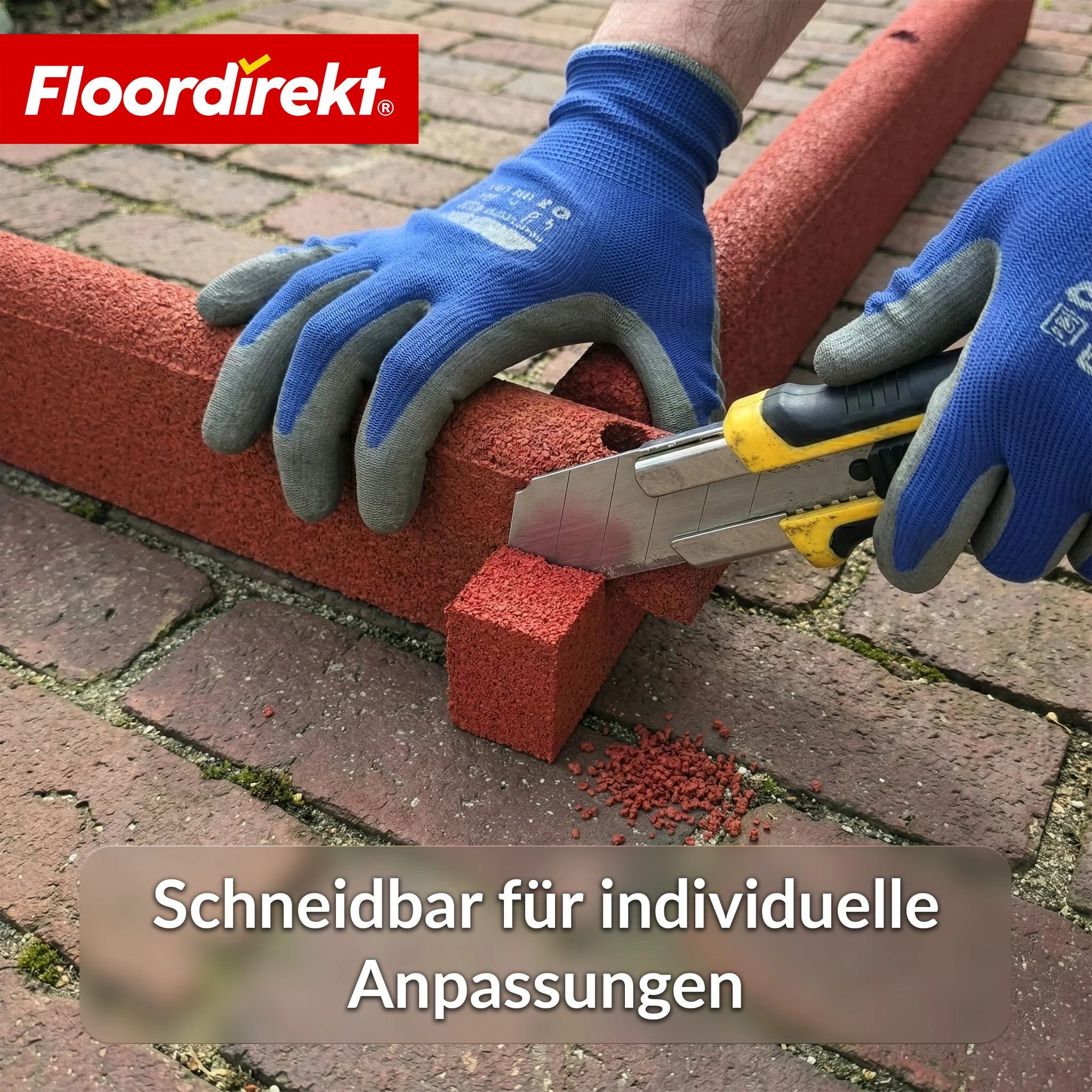 Gummi Randstein | Flexible Rasenkante & Beeteinfassung aus recyceltem Gummi für Garten, Wege & Terrasse - Image 8