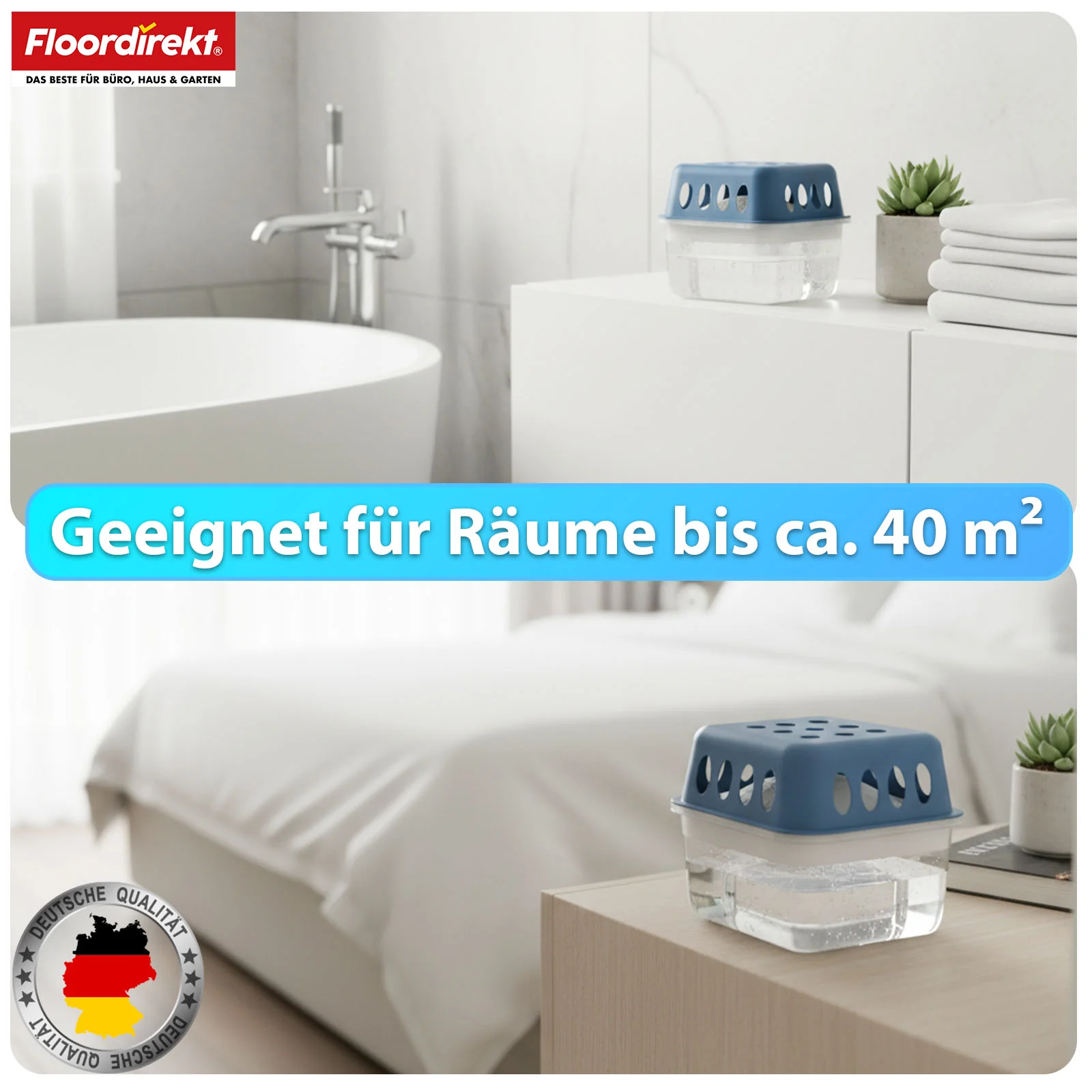 Luftentfeuchter Nachfüllpack 12er Set | Habo | Nachfüllbeutel für Raumentfeuchter für Keller, Bad, Wohnräume - Image 8
