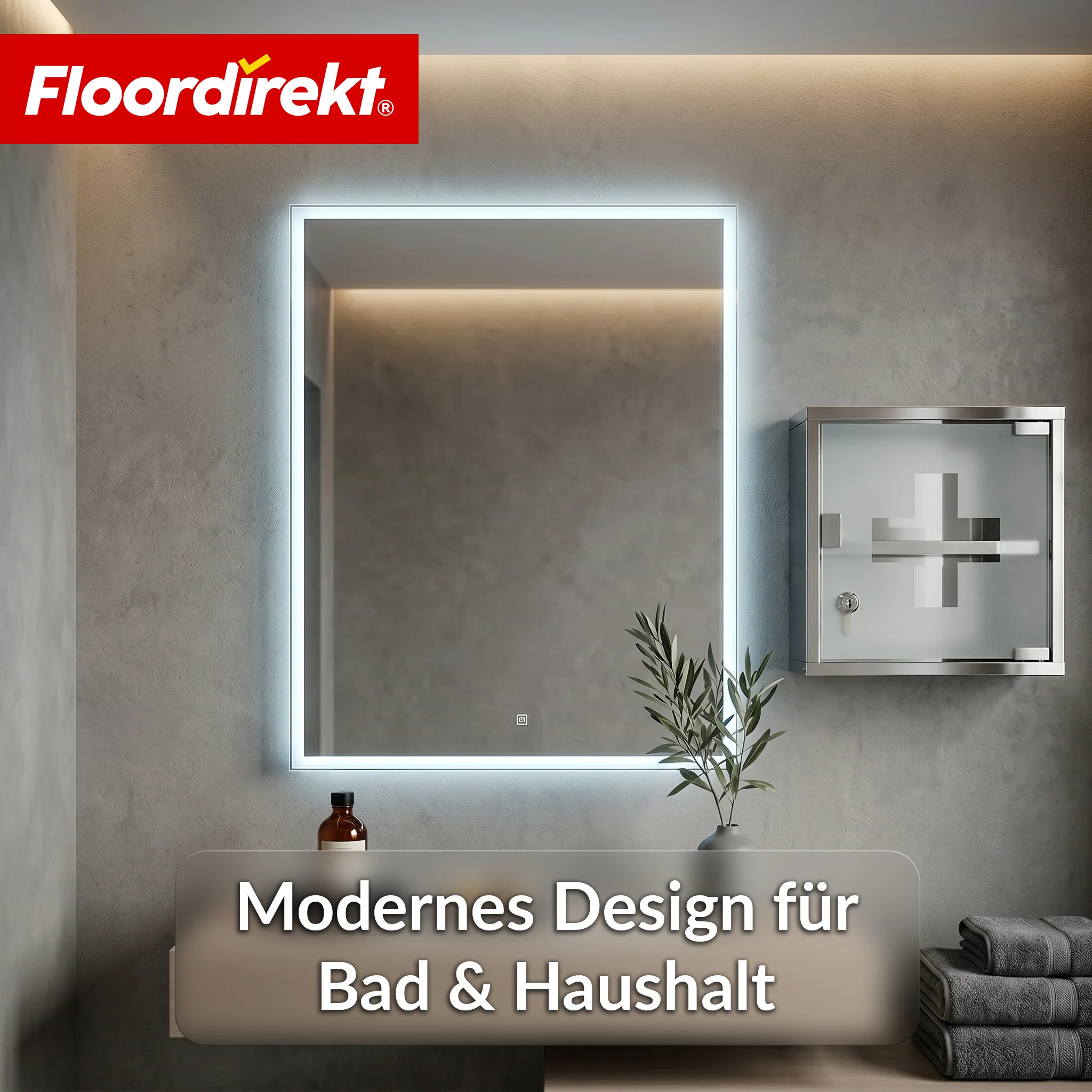 Medizinschrank | Allen | Abschließbarer Arzneischrank aus Edelstahl oder weiß pulverbeschichtet | Medikamentenschrank mit Glastür - Image 4