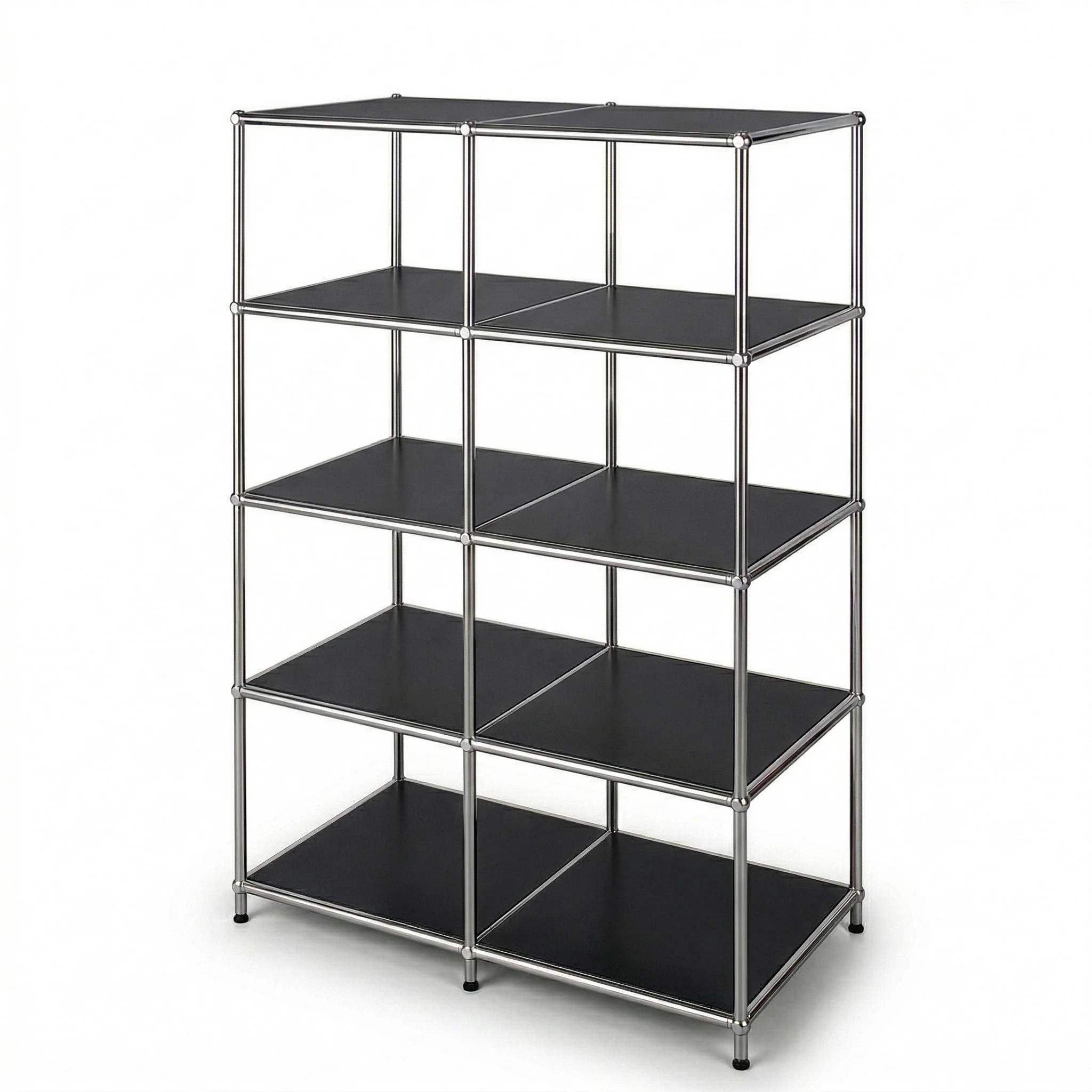 Metallregal | Concept Epure MK-015 | Offenes Standregal mit 5 Ablagen | Bücherregal & Raumteiler Metall - Image 9