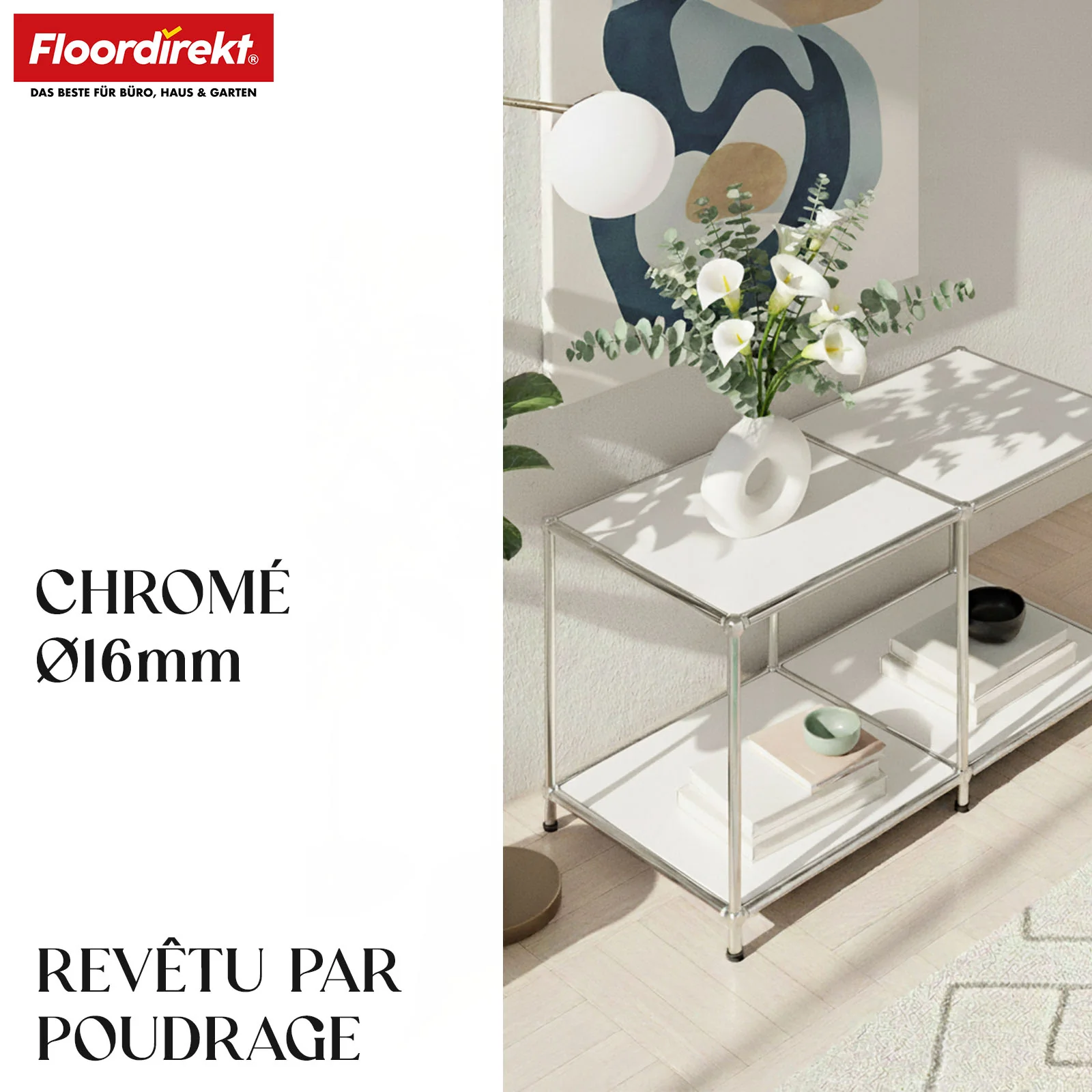 Metallregal | Concept Epure MK-016 | Sideboard & Ablageregal mit offenen Flächen | In mehreren Farben erhältlich - Image 11