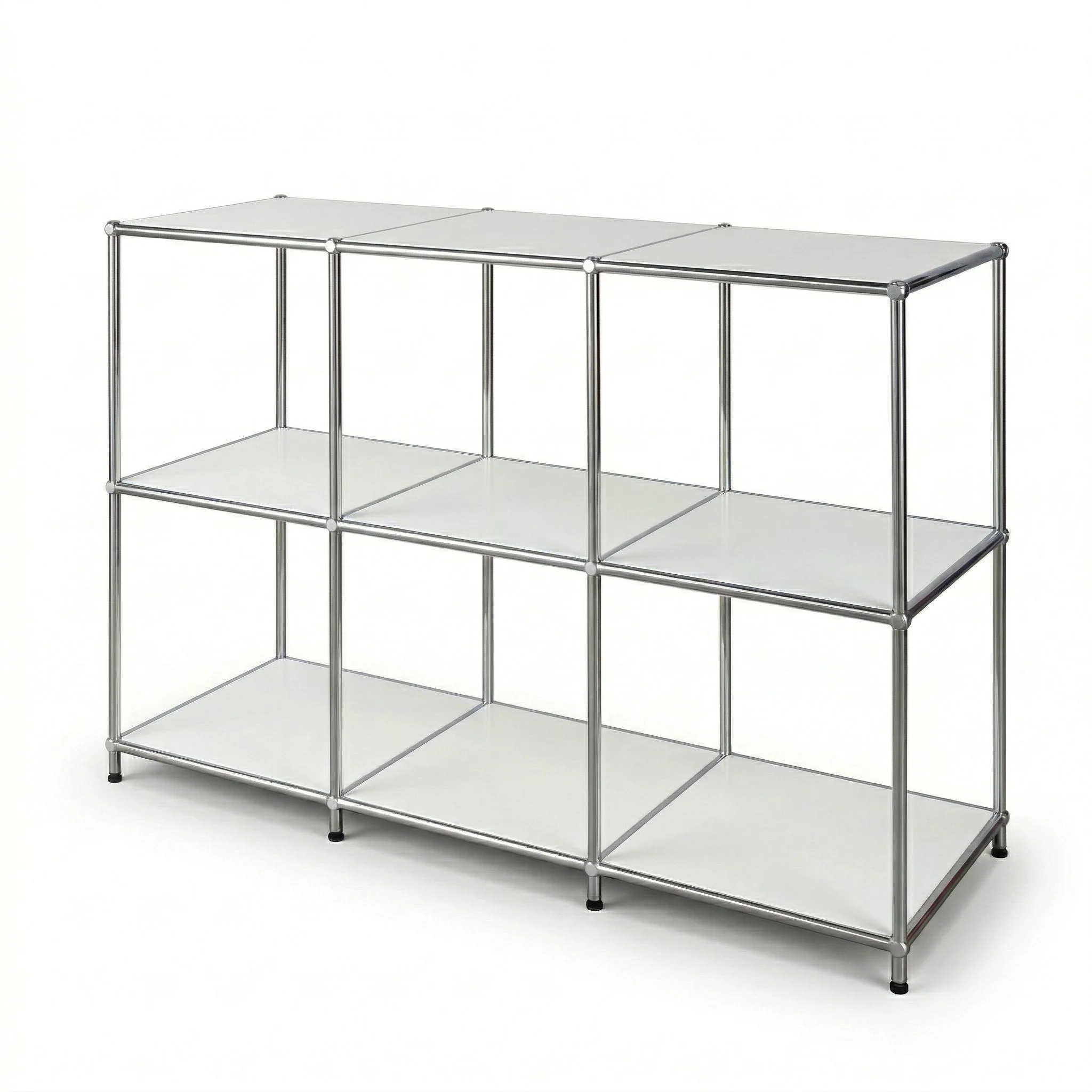 Metallregal | Concept Epure MK-018 | 3 Ablagen Standregal | Sideboard & Lowboard | Offenes Bücherregal - Image 25