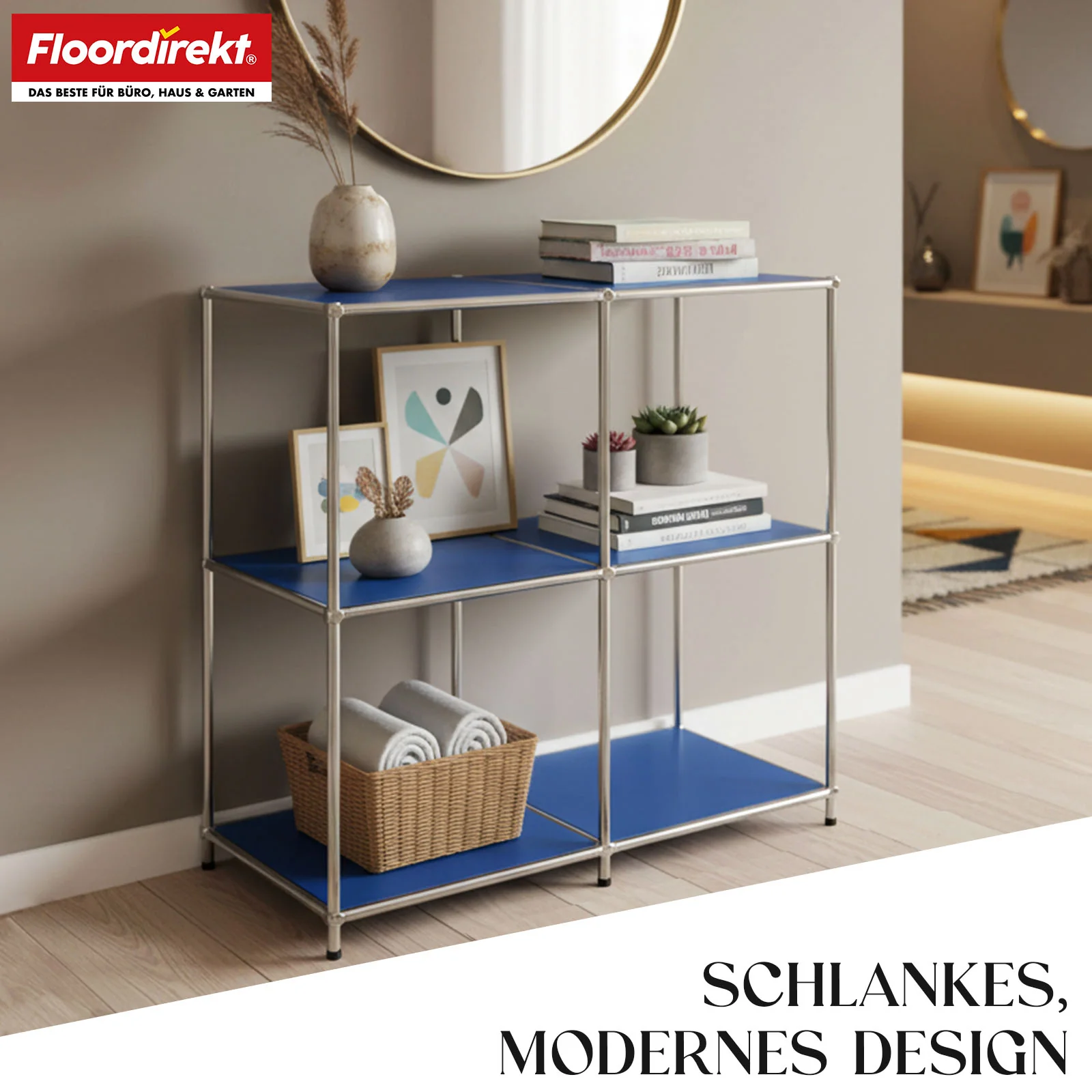 Metallregal | Concept Epure MK-027 | Offenes 3-stöckiges Sideboard & Ablageregal | In mehreren Farben erhältlich - Image 38