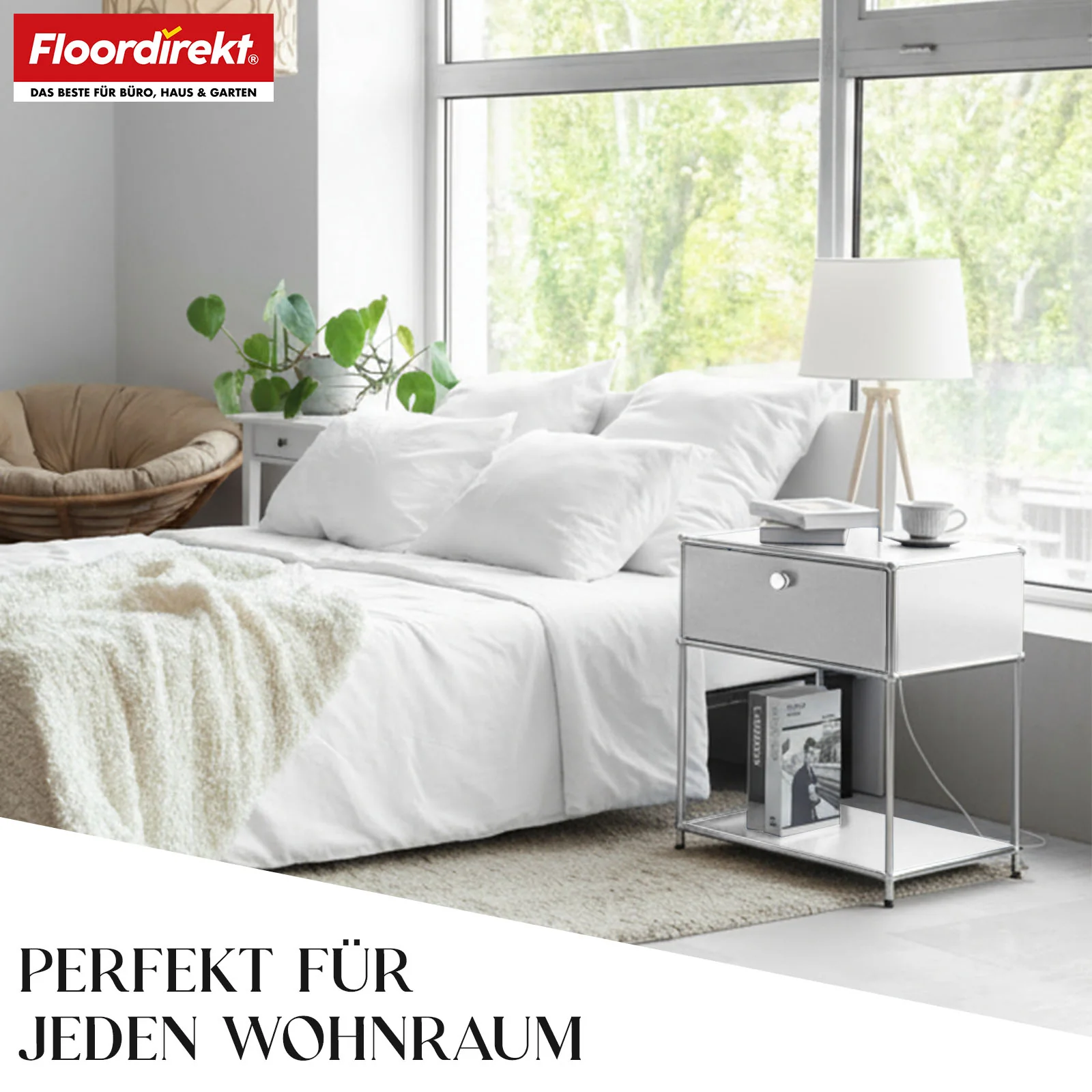Metallregal | Concept Epure MK-139 | Beistell- & Aufbewahrungsregal mit Schublade & Ablagen | In mehreren Farben erhältlich - Image 15