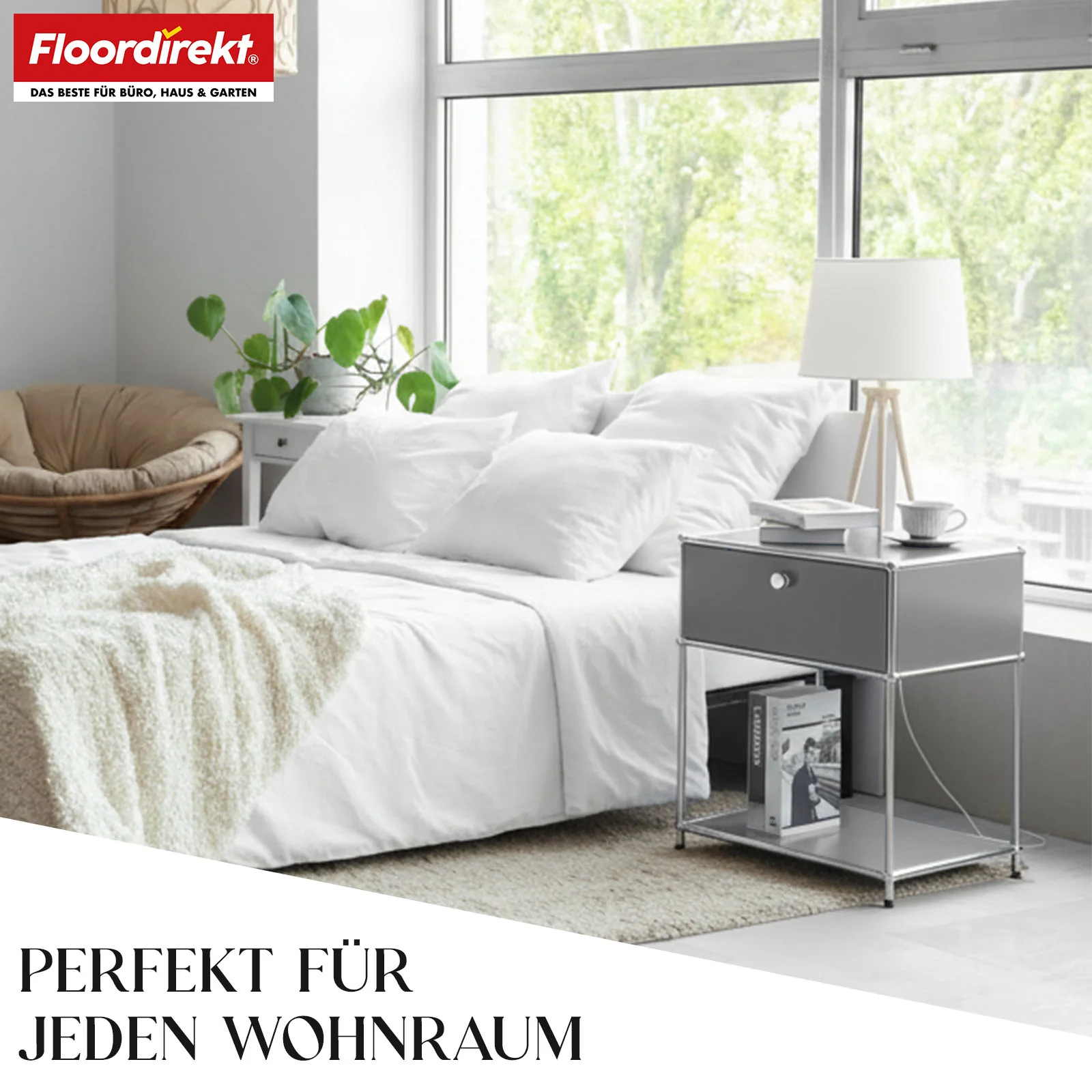 Metallregal | Concept Epure MK-139 | Beistell- & Aufbewahrungsregal mit Schublade & Ablagen | In mehreren Farben erhältlich - Image 23