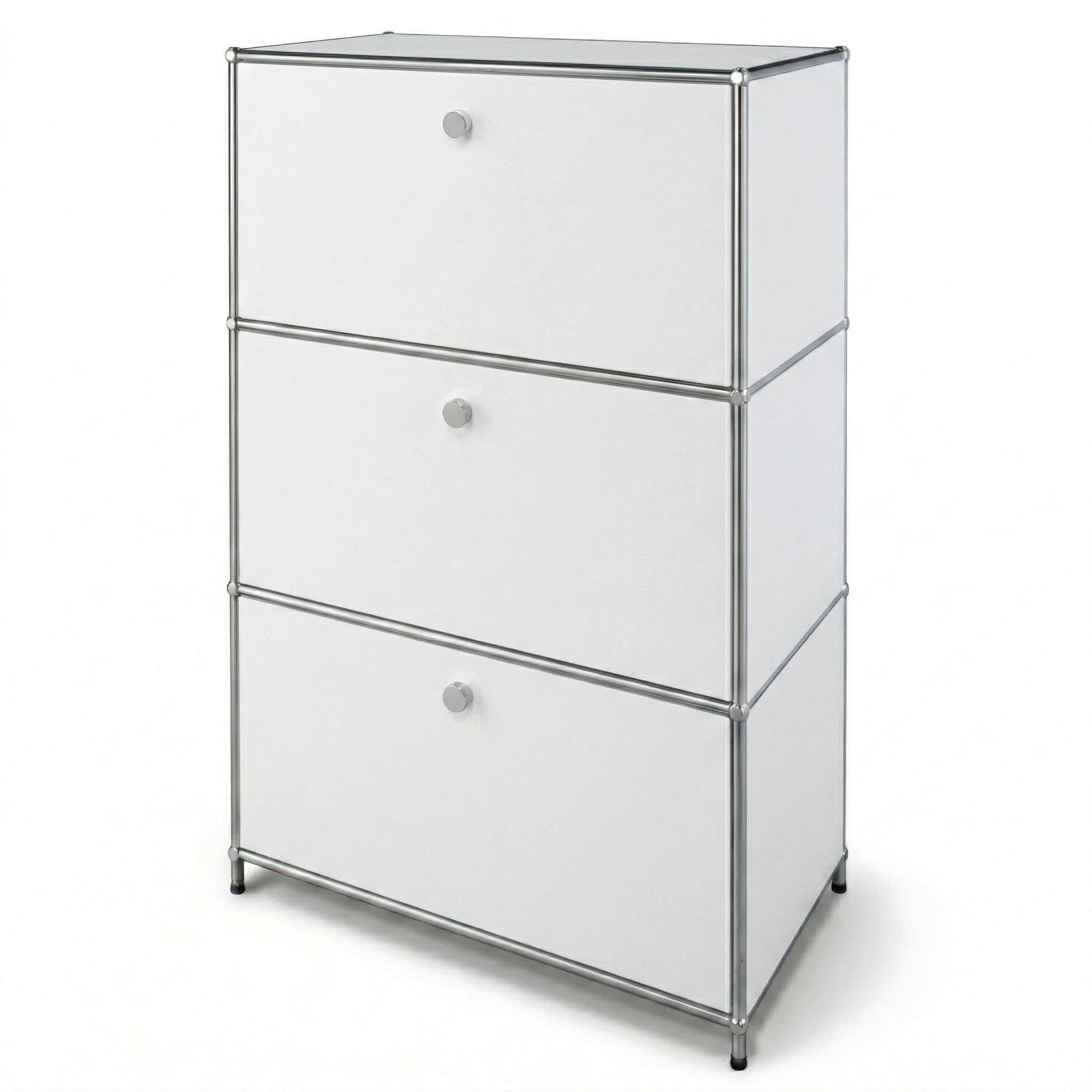 Metallschrank | Concept Epure MK-129 | Sideboard mit 3 verschließbaren Fächern | Moderner Aufbewahrungsschrank - Image 17
