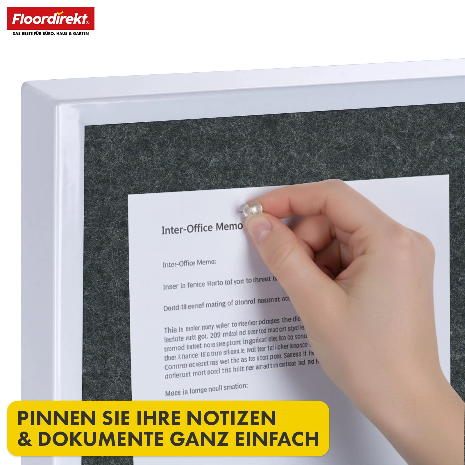 Mobile Präsentationstafel | Giant | Doppelseite Filztafel 80 x 120 cm mit feststellbaren Rollen & Ablage | Erhältlich in mehreren Farben - Image 4