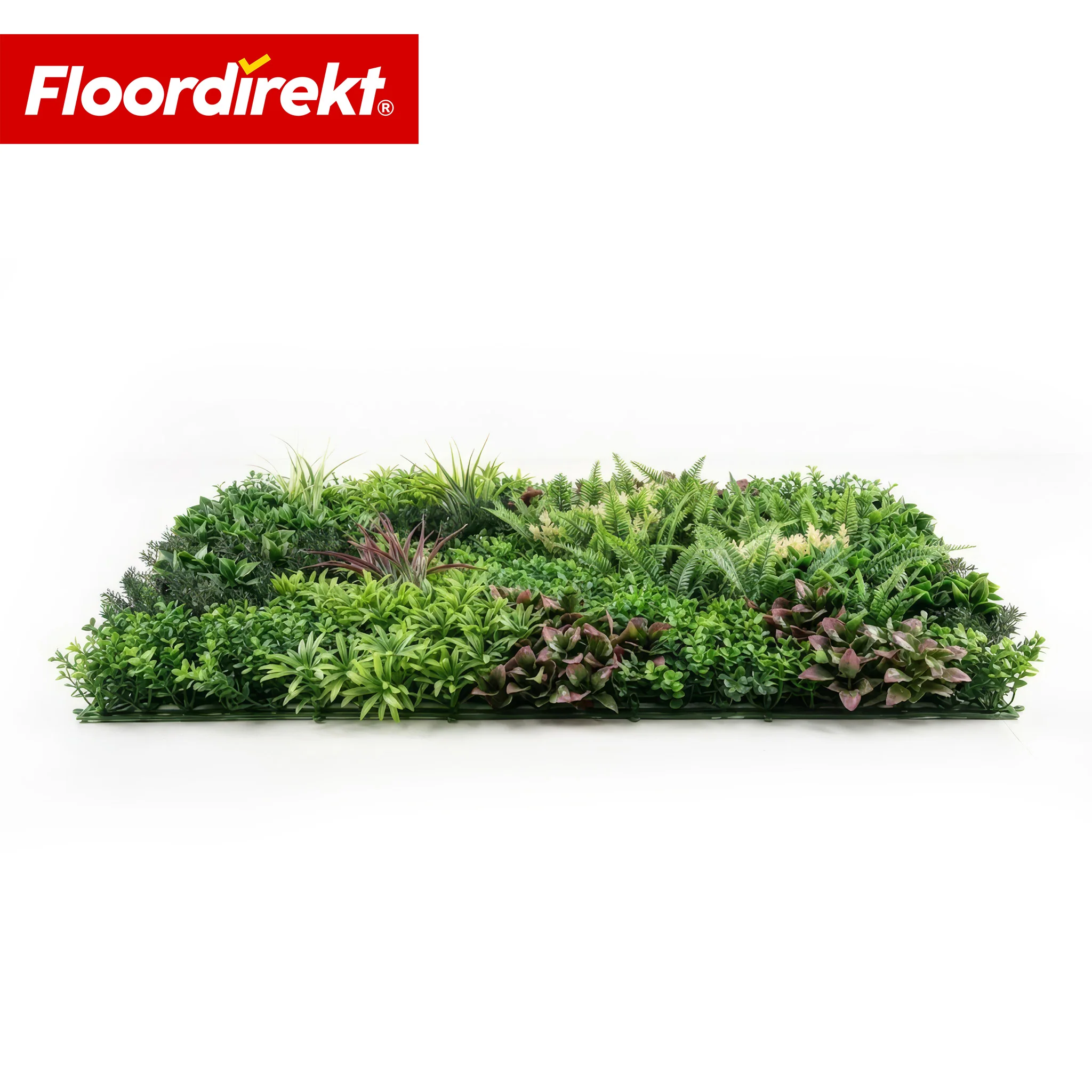 Pflanzenwand | Hera | Natürliches, pflegefreies Kunstpflanzen-Panel | Sonnenbeständig & erweiterbar mit Klick-System | 100 × 100 cm - Image 3