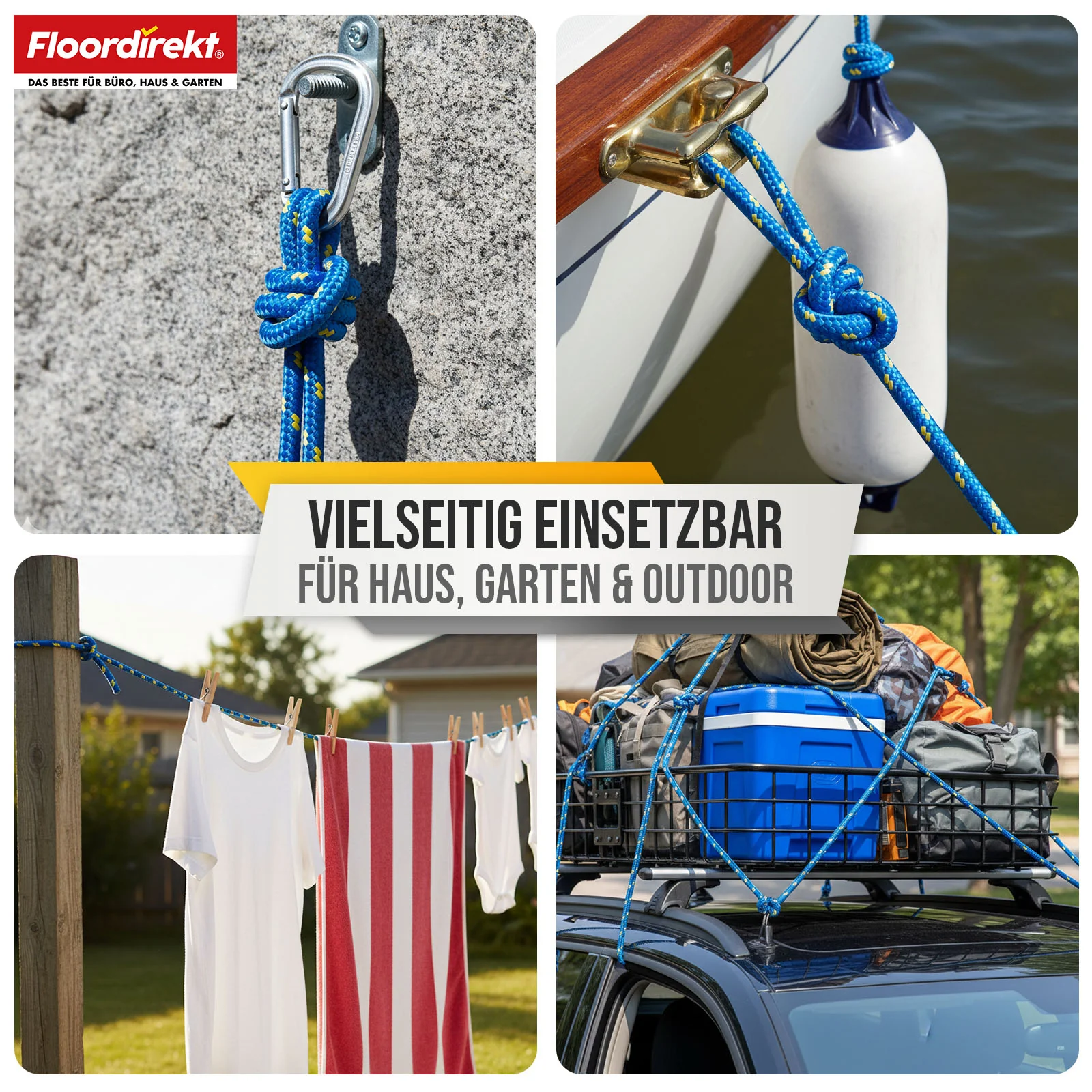 Polypropylen Seil | K2 | Reißfestes, UV-beständiges & schwimmfähiges Allzweckseil | In vielen Farben, Stärken & Längen - Image 5