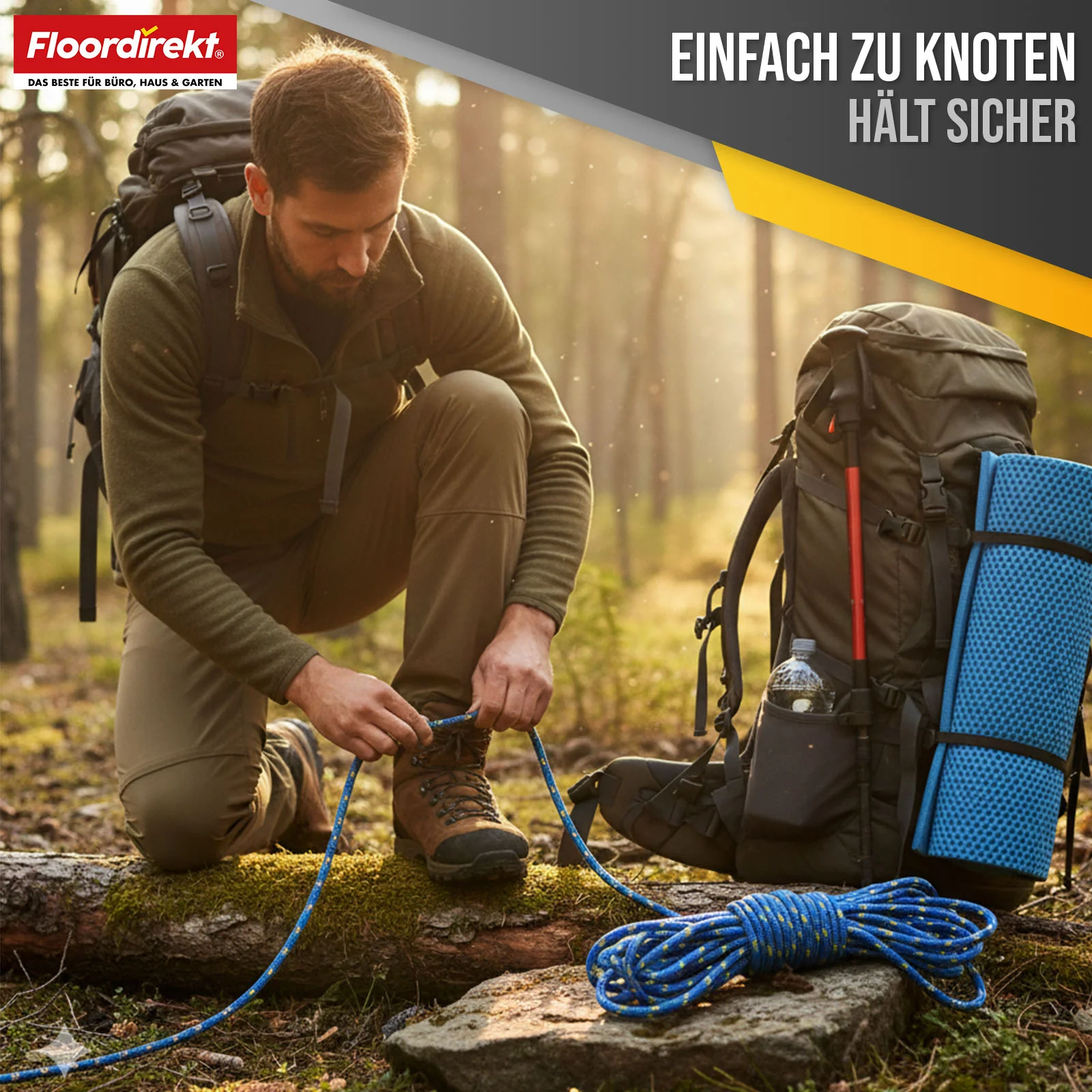 Polypropylen Seil | K2 | Reißfestes, UV-beständiges & schwimmfähiges Allzweckseil | In vielen Farben, Stärken & Längen - Image 7