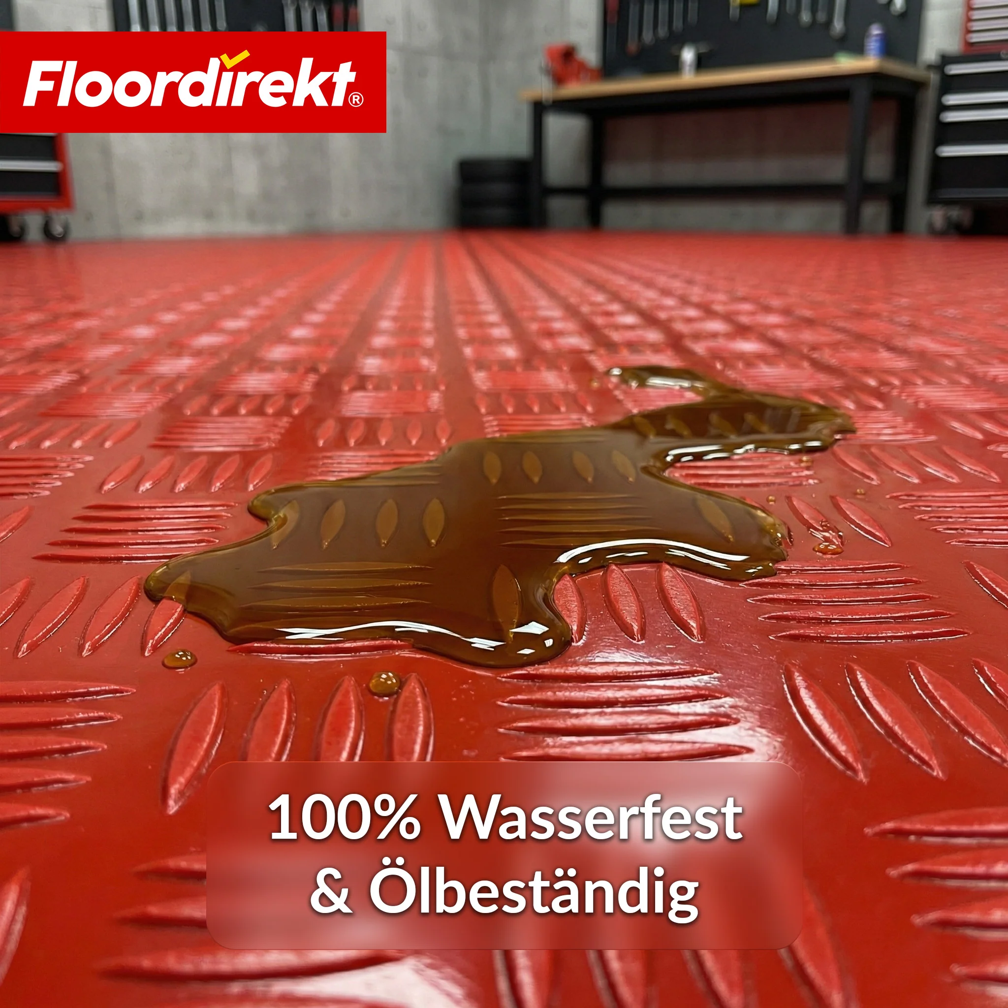PVC-Bodenbelag | Bullet | Riffelblech-Optik | Rutschfest & Pflegeleicht | Meterware / Zuschnitt nach Maß | 110 cm Breite - Image 20