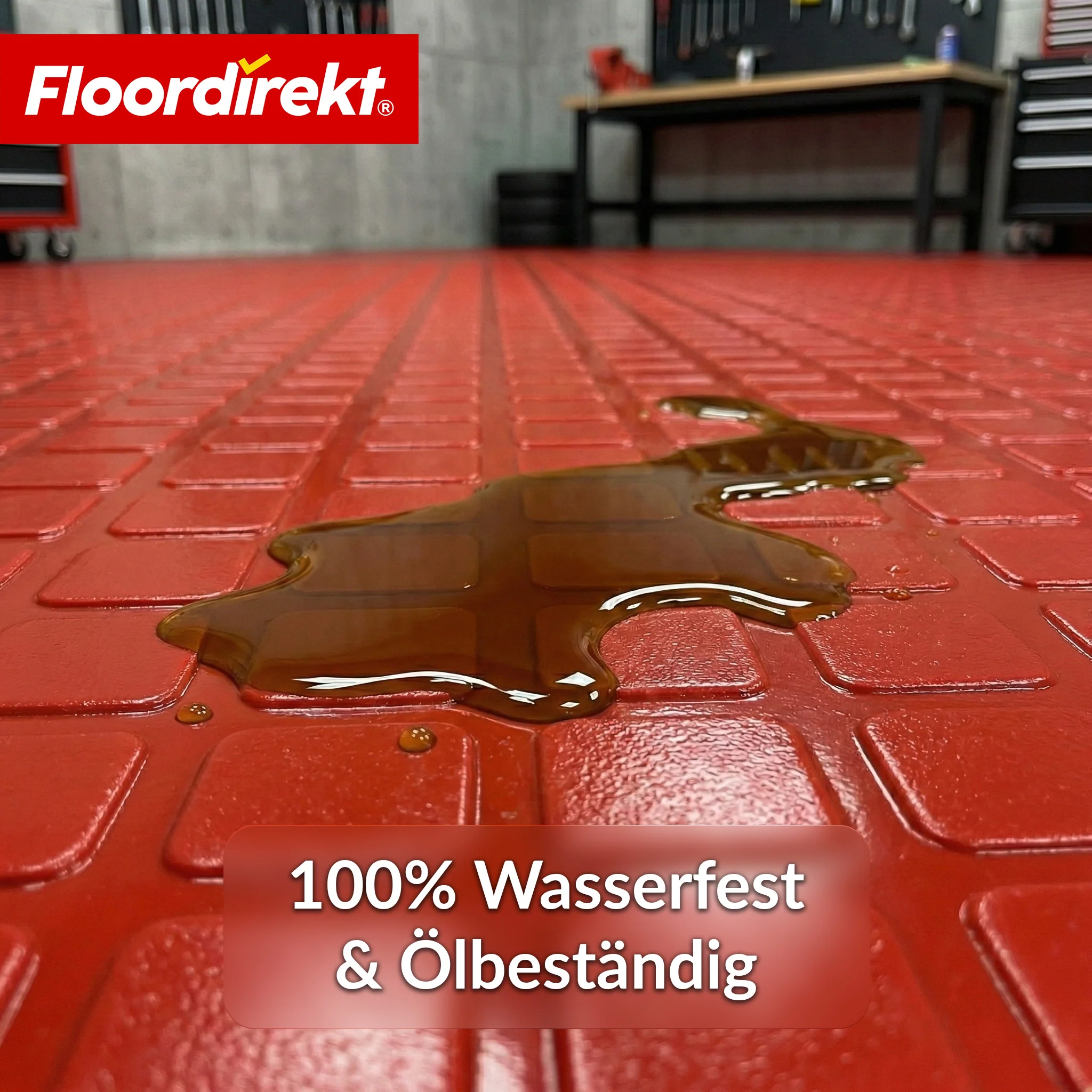 PVC-Bodenbelag | Check Quadra | Quadrat-Optik | Rutschfest & Pflegeleicht | Meterware / Zuschnitt nach Maß | 110 cm Breite - Image 20
