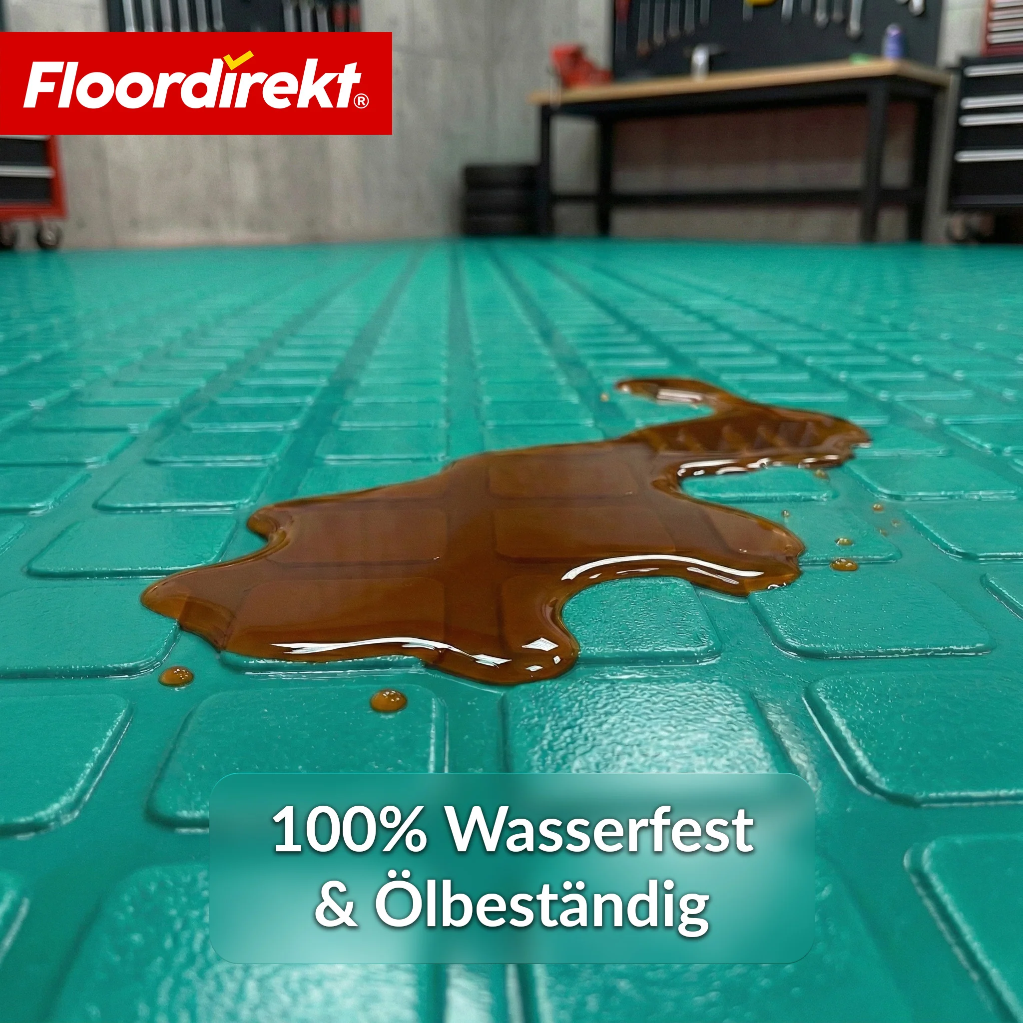PVC-Bodenbelag | Check Quadra | Quadrat-Optik | Rutschfest & Pflegeleicht | Meterware / Zuschnitt nach Maß | 110 cm Breite - Image 28