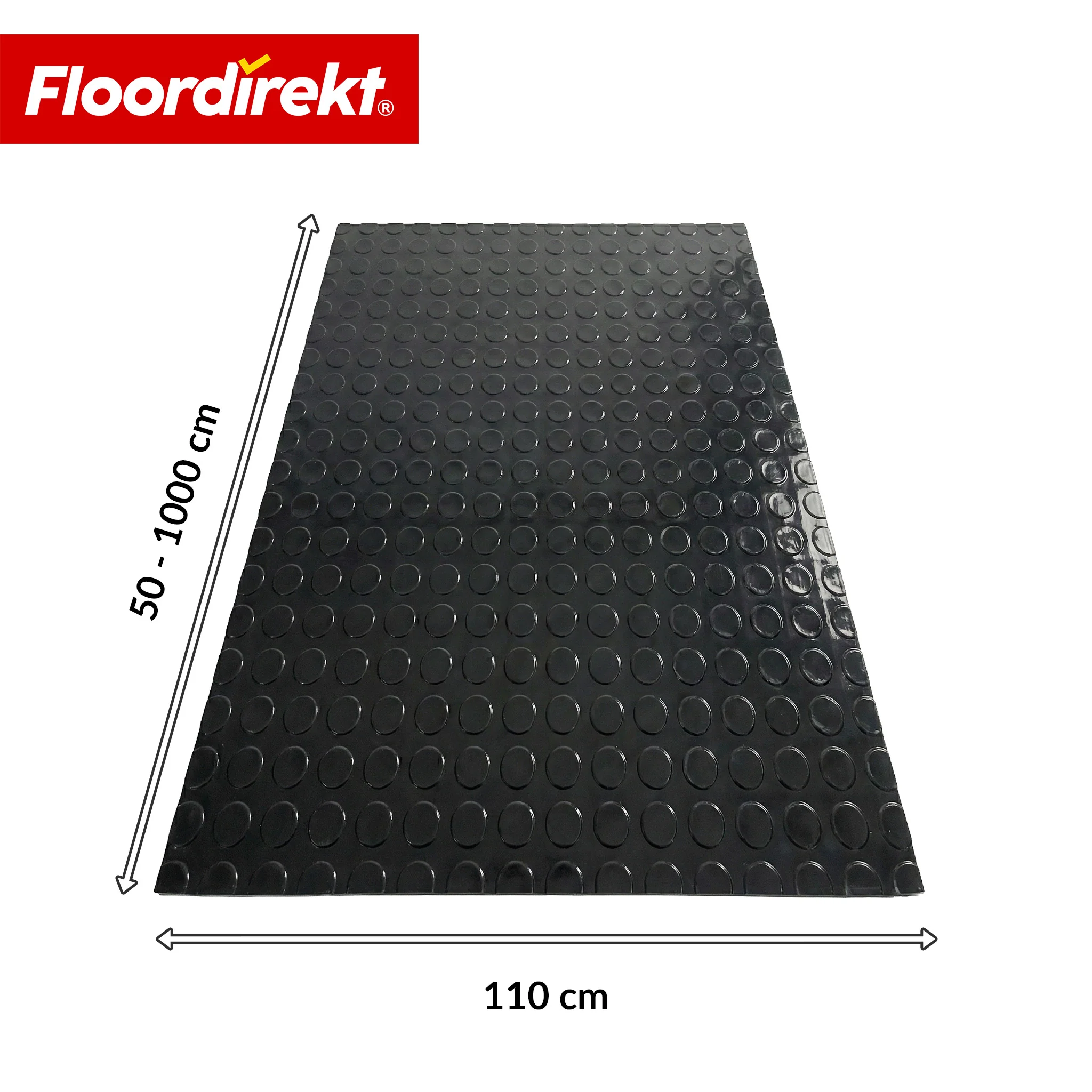 PVC-Bodenbelag | Coin Mirror | Coin-Optik Flachnoppen | Rutschfest & Pflegeleicht | Meterware / Zuschnitt nach Maß | 110 cm Breite - Image 10