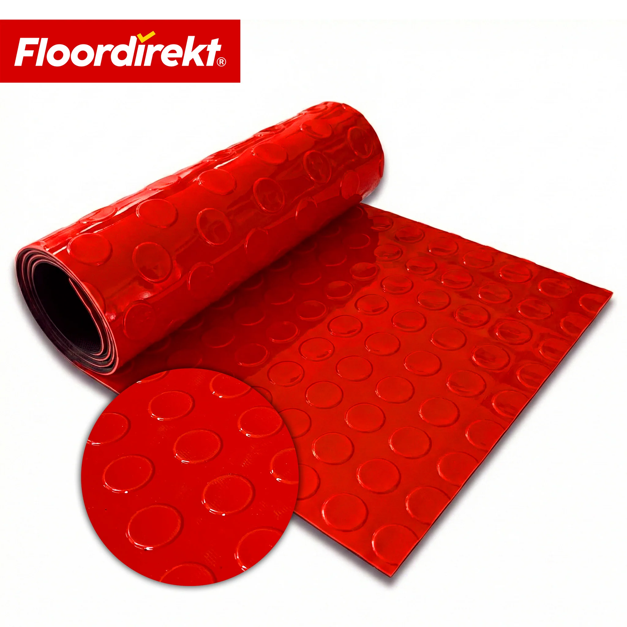 PVC-Bodenbelag | Coin Mirror | Coin-Optik Flachnoppen | Rutschfest & Pflegeleicht | Meterware / Zuschnitt nach Maß | 110 cm Breite - Image 17