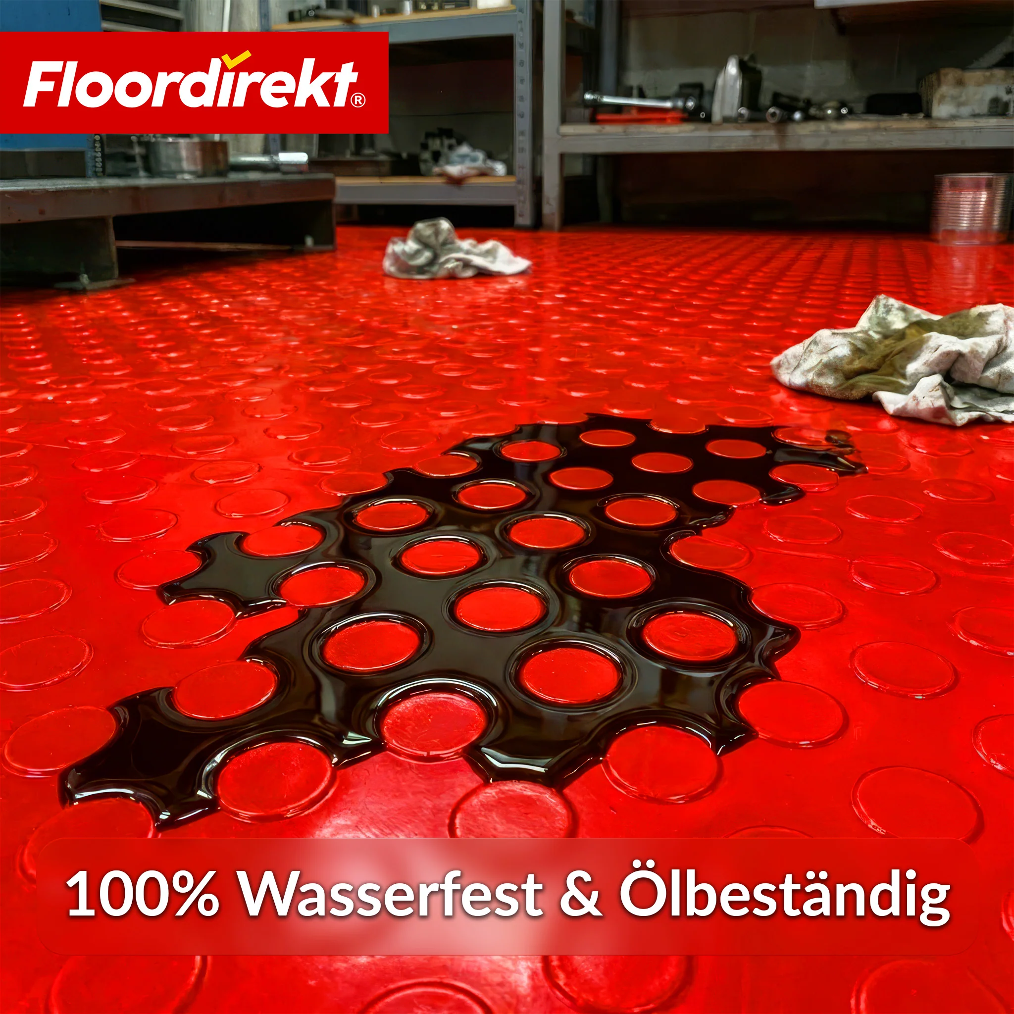 PVC-Bodenbelag | Coin Mirror | Coin-Optik Flachnoppen | Rutschfest & Pflegeleicht | Meterware / Zuschnitt nach Maß | 110 cm Breite - Image 20