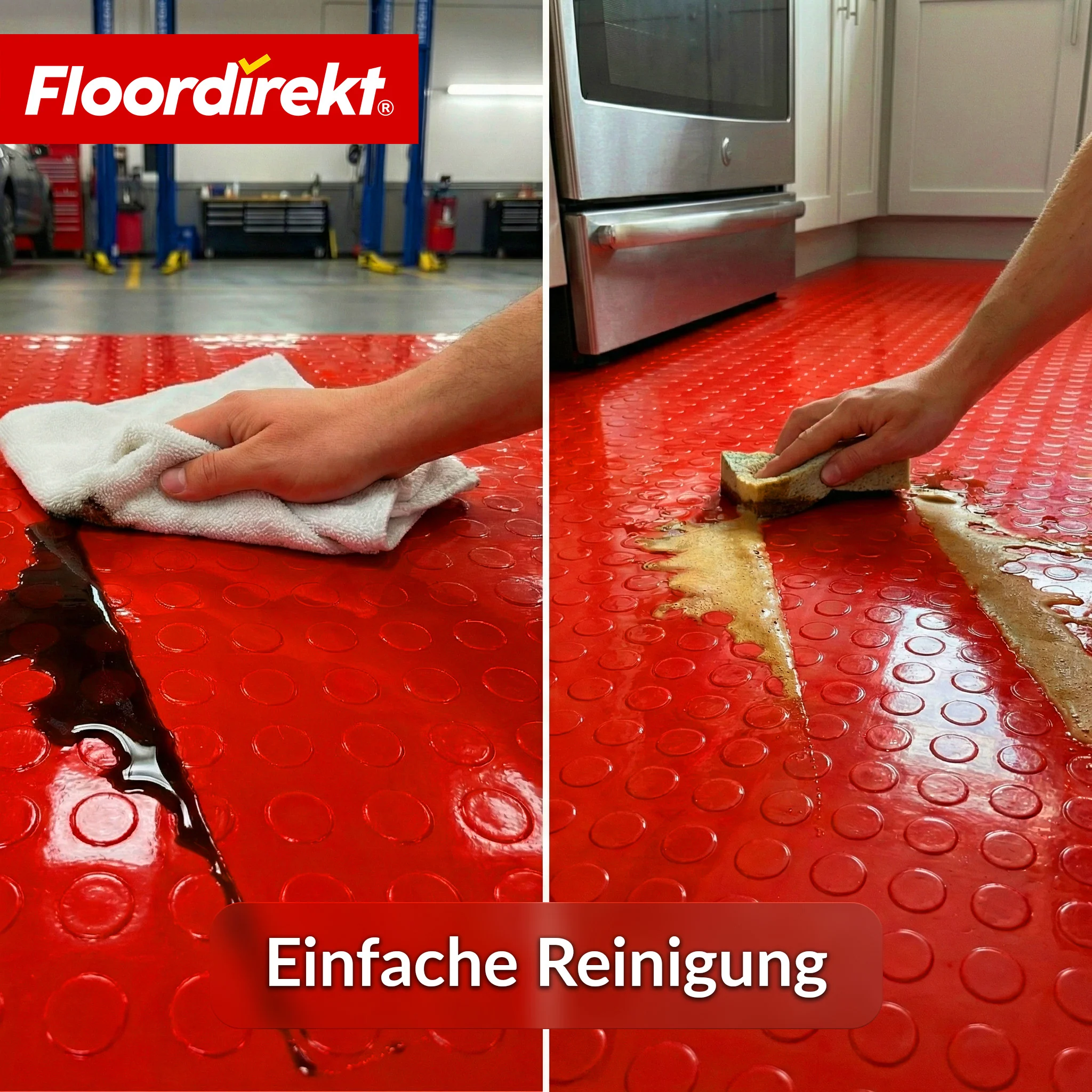 PVC-Bodenbelag | Coin Mirror | Coin-Optik Flachnoppen | Rutschfest & Pflegeleicht | Meterware / Zuschnitt nach Maß | 110 cm Breite - Image 22
