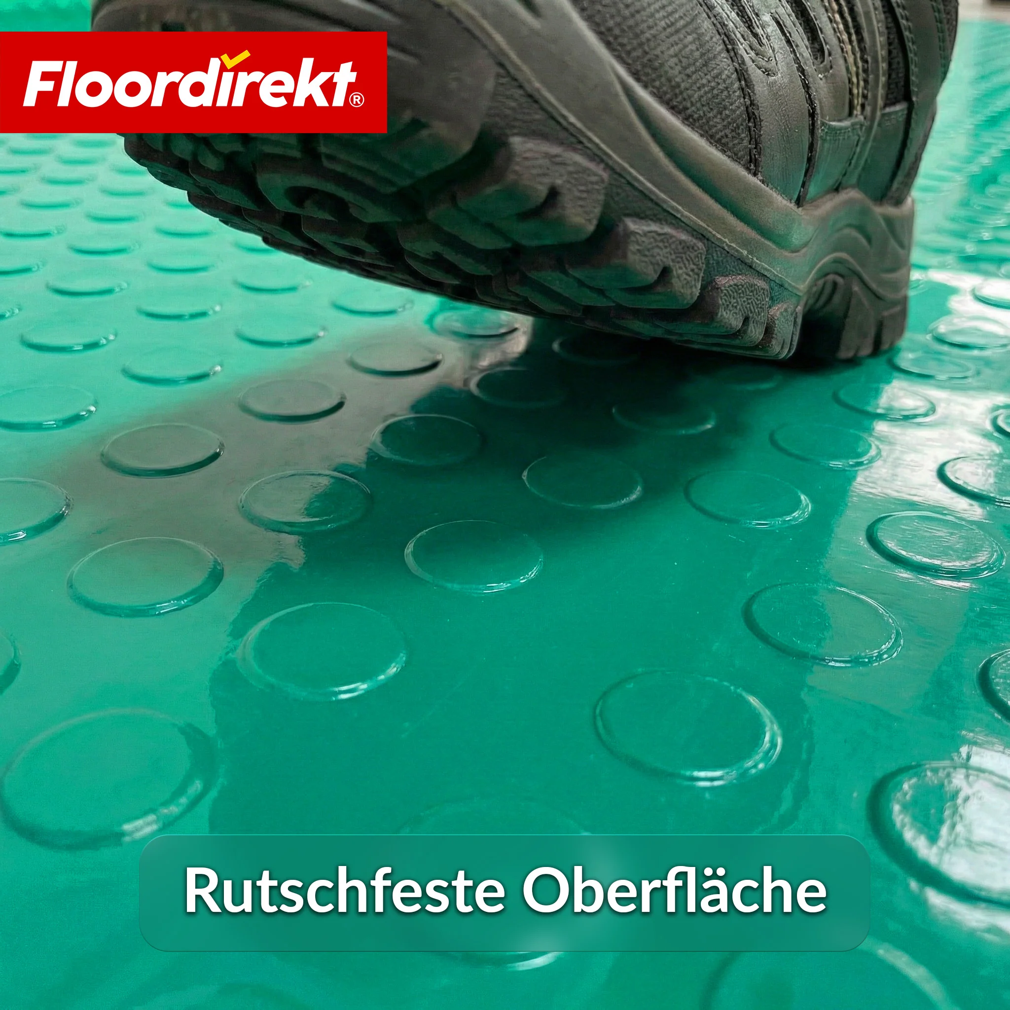 PVC-Bodenbelag | Coin Mirror | Coin-Optik Flachnoppen | Rutschfest & Pflegeleicht | Meterware / Zuschnitt nach Maß | 110 cm Breite - Image 27