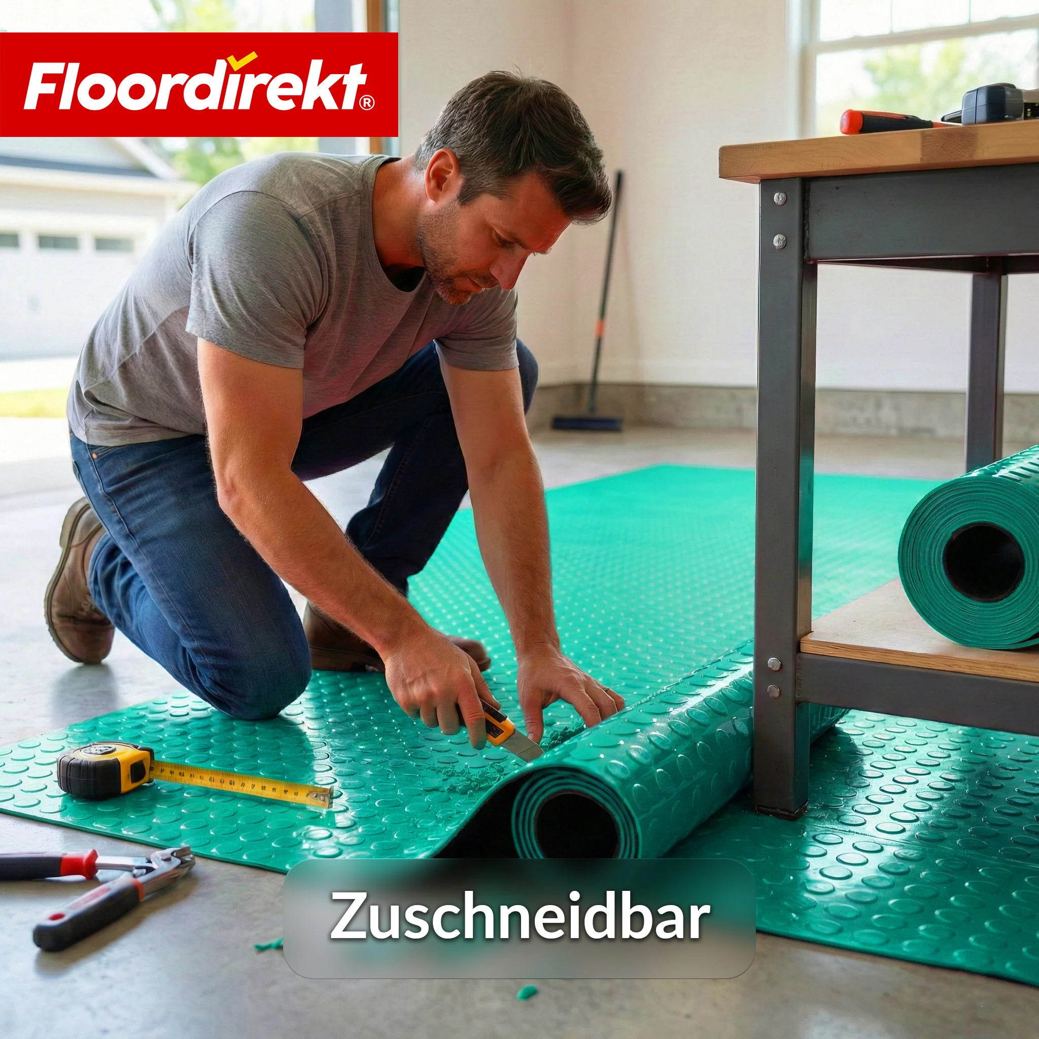 PVC-Bodenbelag | Coin Mirror | Coin-Optik Flachnoppen | Rutschfest & Pflegeleicht | Meterware / Zuschnitt nach Maß | 110 cm Breite - Image 31