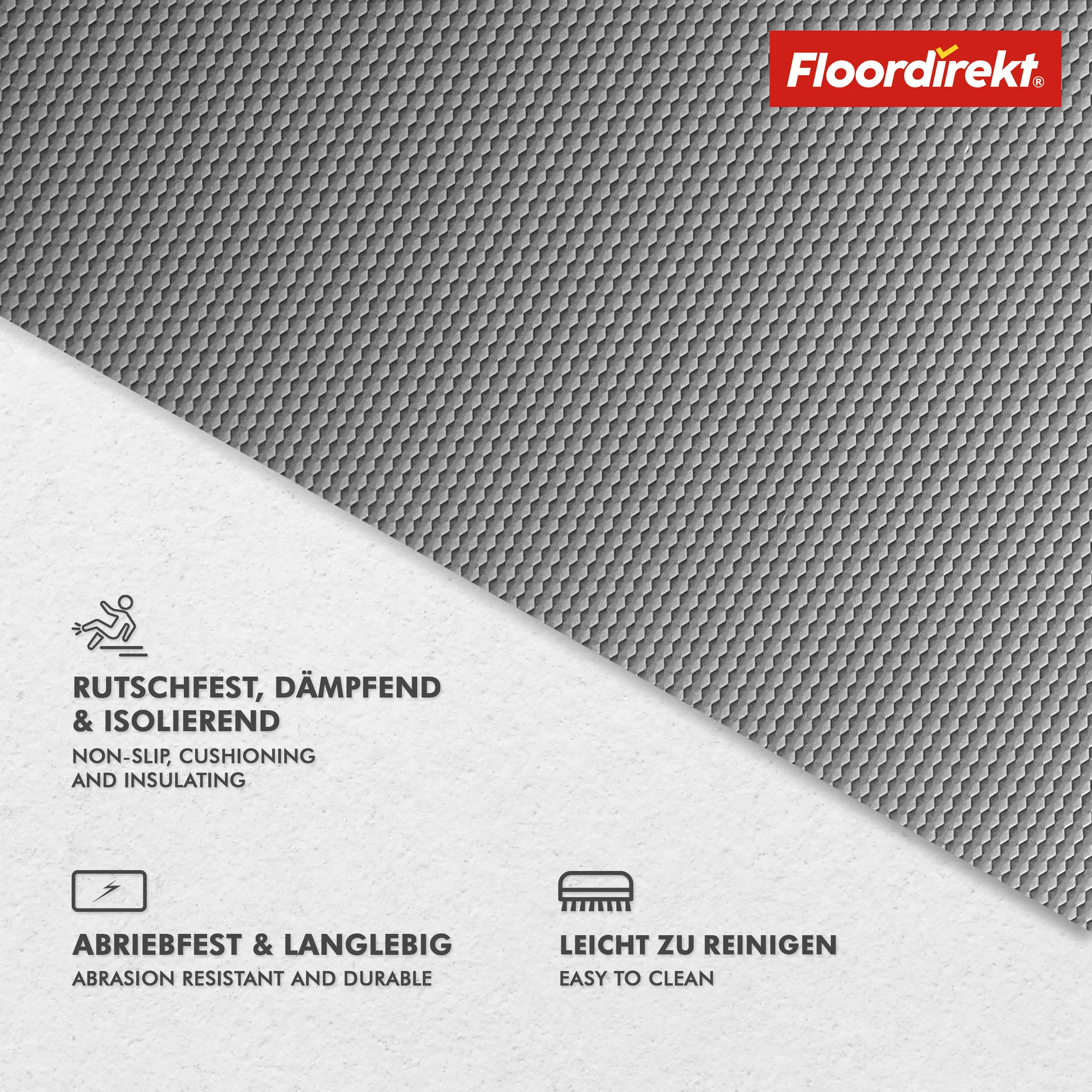 PVC-Bodenbelag | Hexagon | Robuster 2 mm Vinylboden, pflegeleicht & rutschfest | In mehreren Farben erhältlich - Image 10