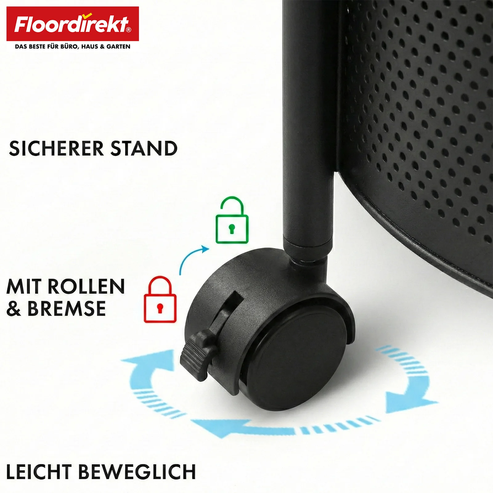 Rollwagen | Henry | Küchenwagen aus Stahl mit Rollen | Servierwagen | 3 oder 5 Etagen | Weiß & Schwarz - Image 11