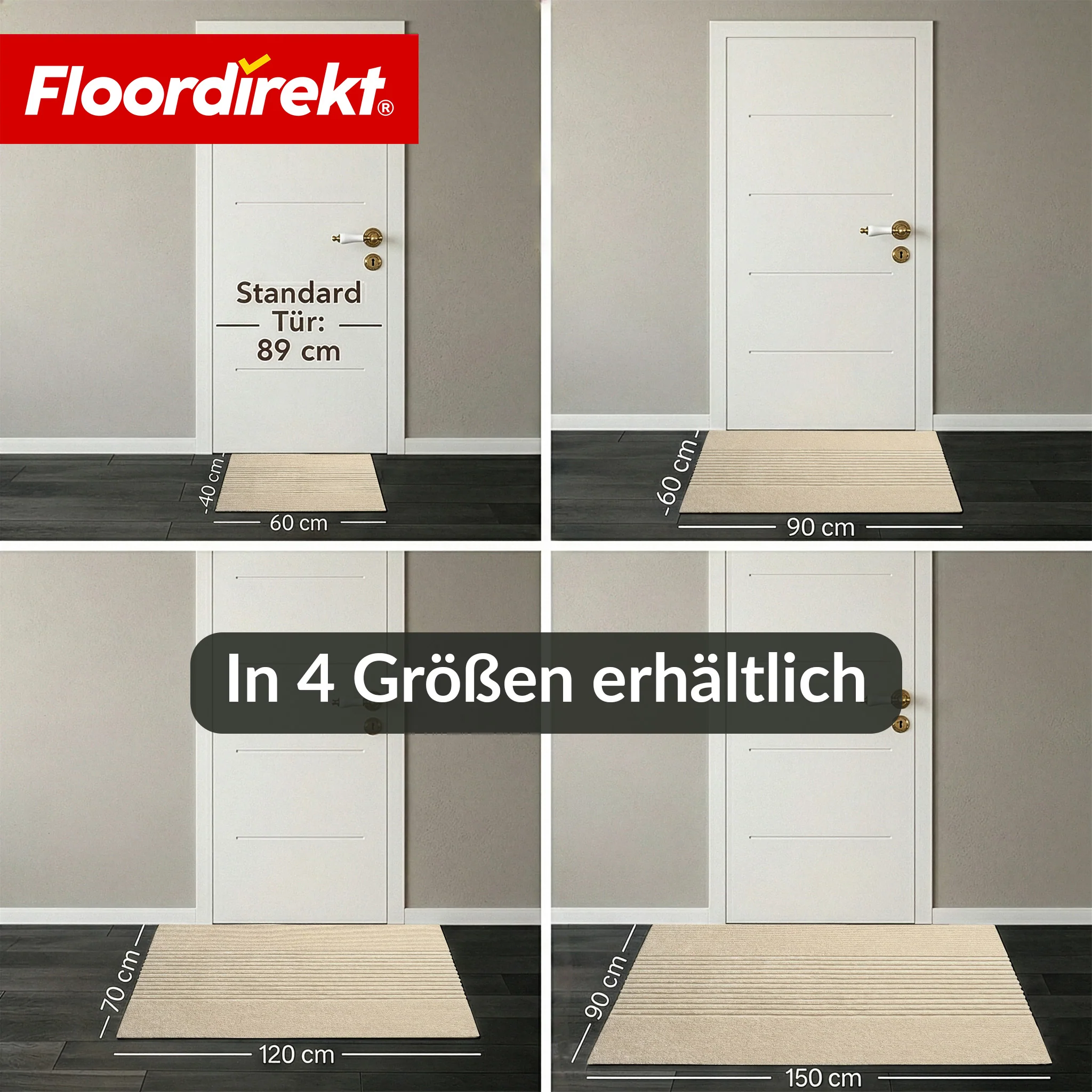 Schmutzfangmatte | Circa | Waschbare Türmatte für Innen & Außen | Rutschfeste Fußmatte mit TPE-Rückseite - Image 12