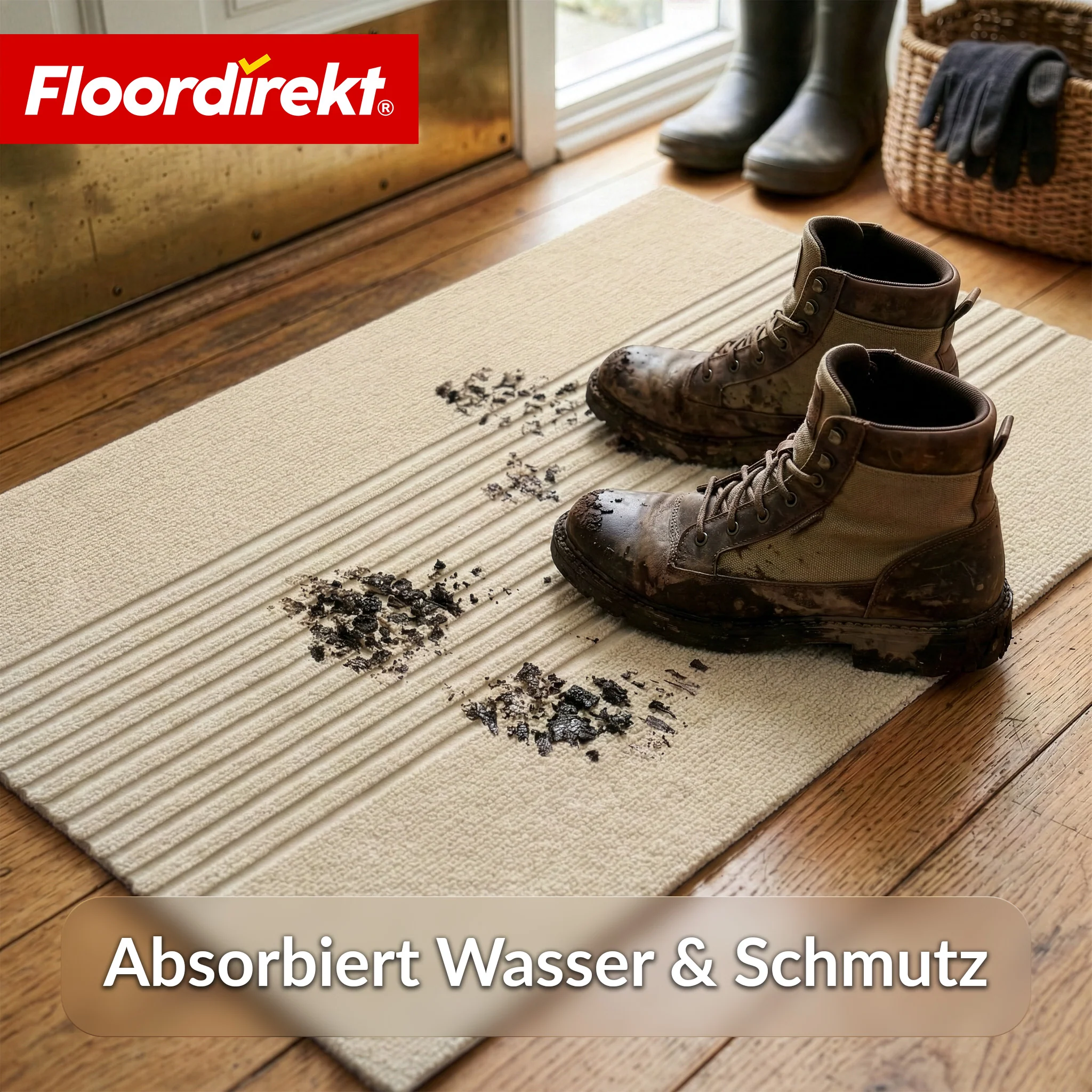 Schmutzfangmatte | Circa | Waschbare Türmatte für Innen & Außen | Rutschfeste Fußmatte mit TPE-Rückseite - Image 15