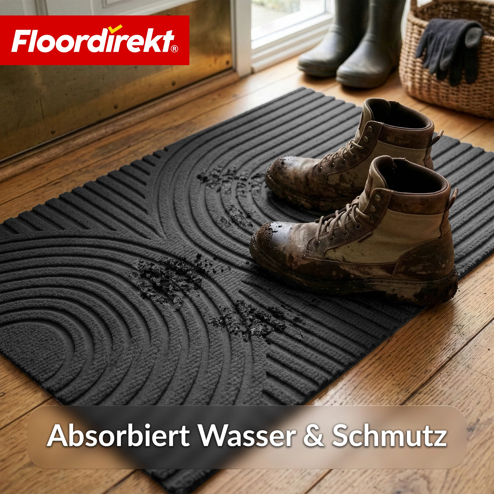 Schmutzfangmatte | Circa | Waschbare Türmatte für Innen & Außen | Rutschfeste Fußmatte mit TPE-Rückseite - Image 25