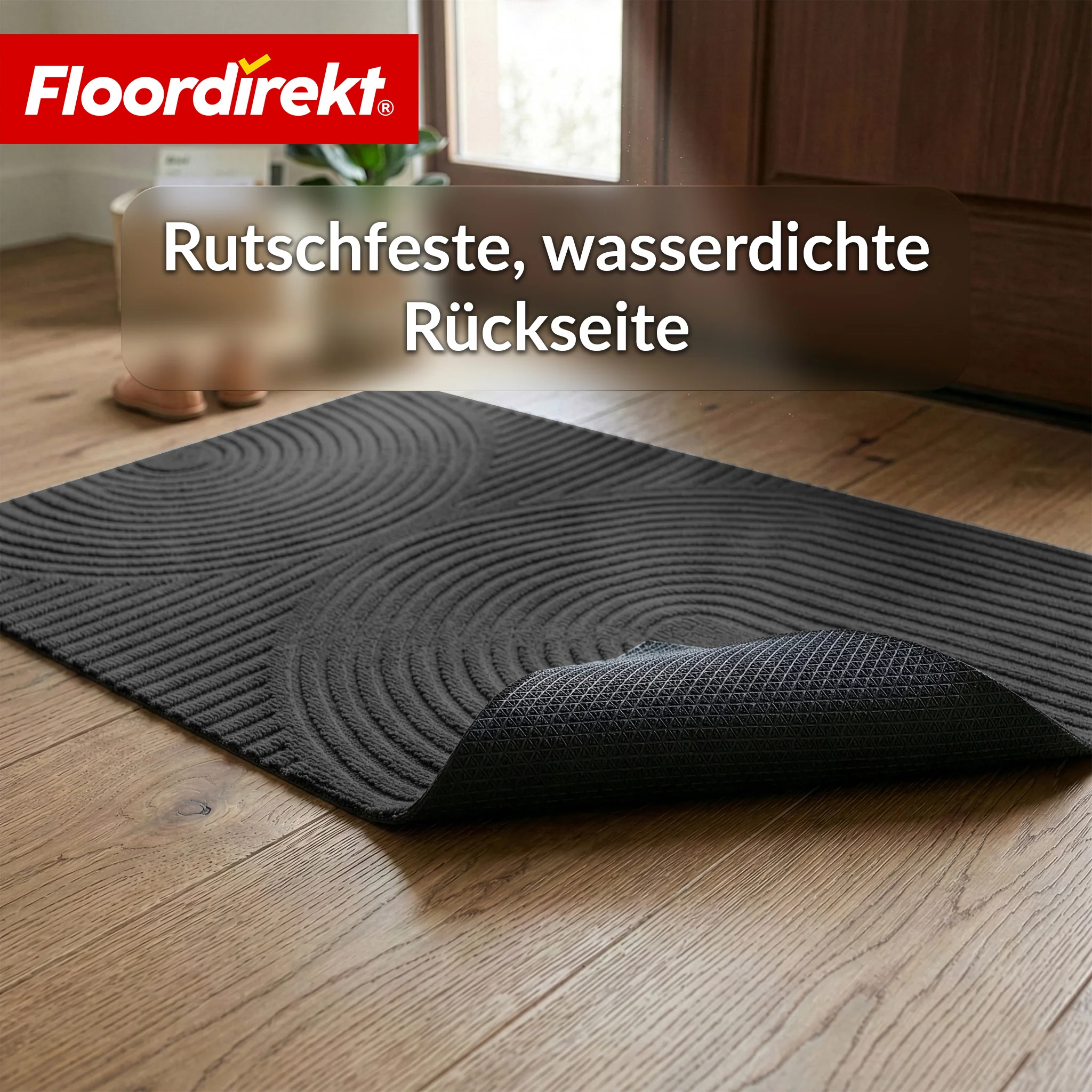 Schmutzfangmatte | Circa | Waschbare Türmatte für Innen & Außen | Rutschfeste Fußmatte mit TPE-Rückseite - Image 26