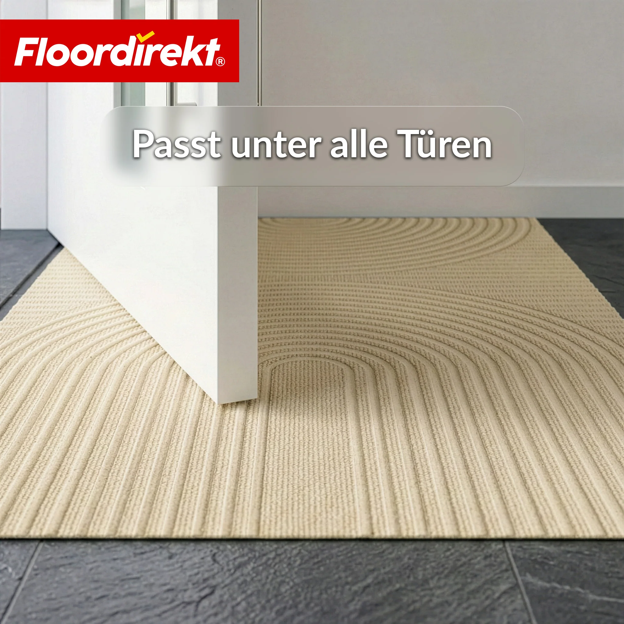 Schmutzfangmatte | Circa | Waschbare Türmatte für Innen & Außen | Rutschfeste Fußmatte mit TPE-Rückseite - Image 3
