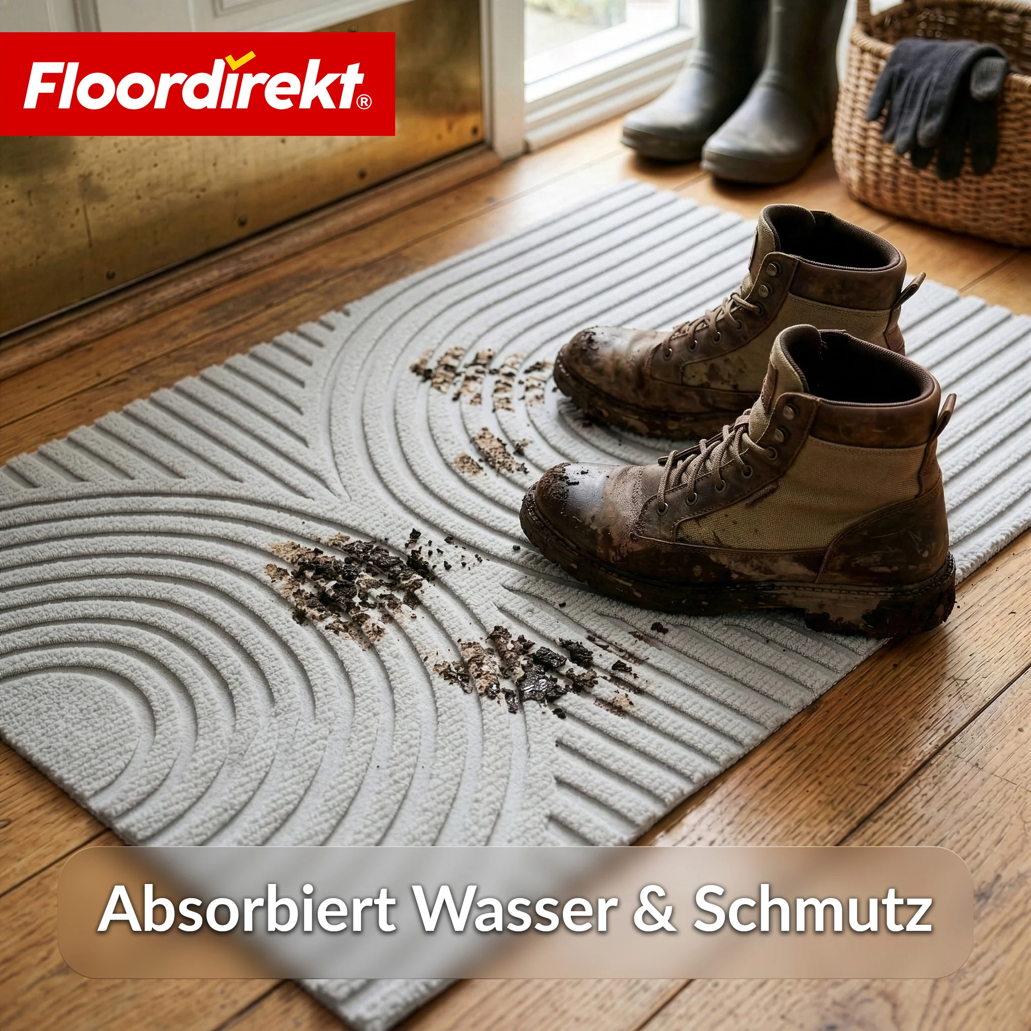 Schmutzfangmatte | Circa | Waschbare Türmatte für Innen & Außen | Rutschfeste Fußmatte mit TPE-Rückseite - Image 45