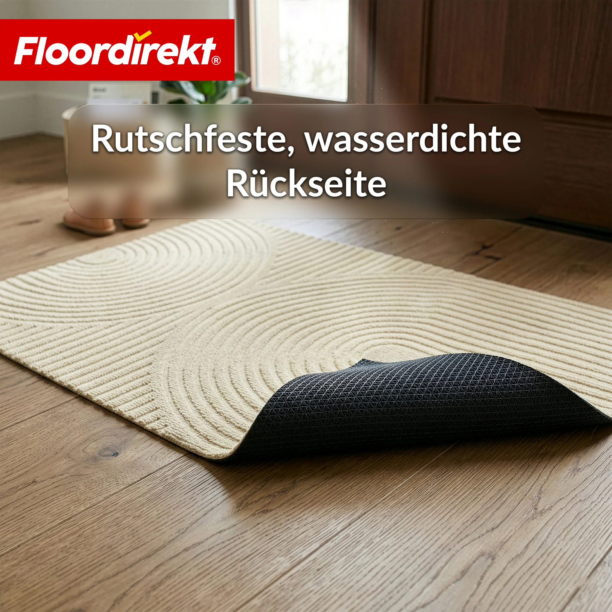 Schmutzfangmatte | Circa | Waschbare Türmatte für Innen & Außen | Rutschfeste Fußmatte mit TPE-Rückseite - Image 6