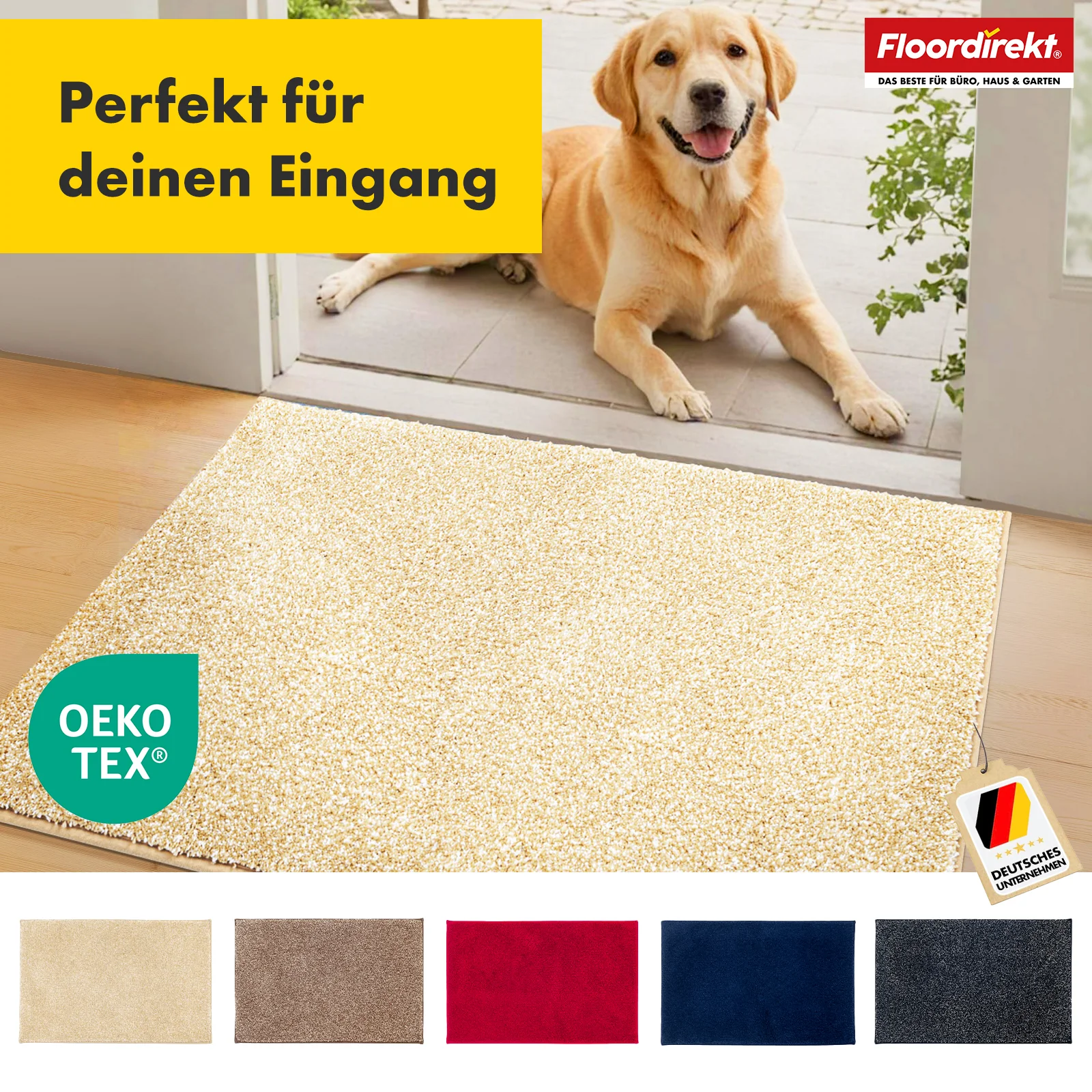 Schmutzfangmatte | Nasa | Weiche und wasserabsorbierende Fußmatte aus Polyester mit rutschfester Unterseite | Verschiedene Farben & Größen - Image 18