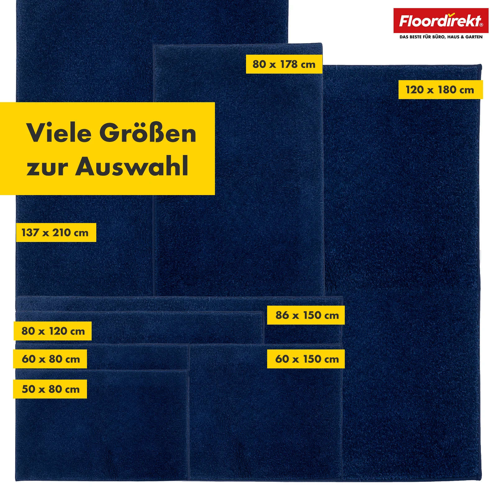 Schmutzfangmatte | Nasa | Weiche und wasserabsorbierende Fußmatte aus Polyester mit rutschfester Unterseite | Verschiedene Farben & Größen - Image 20