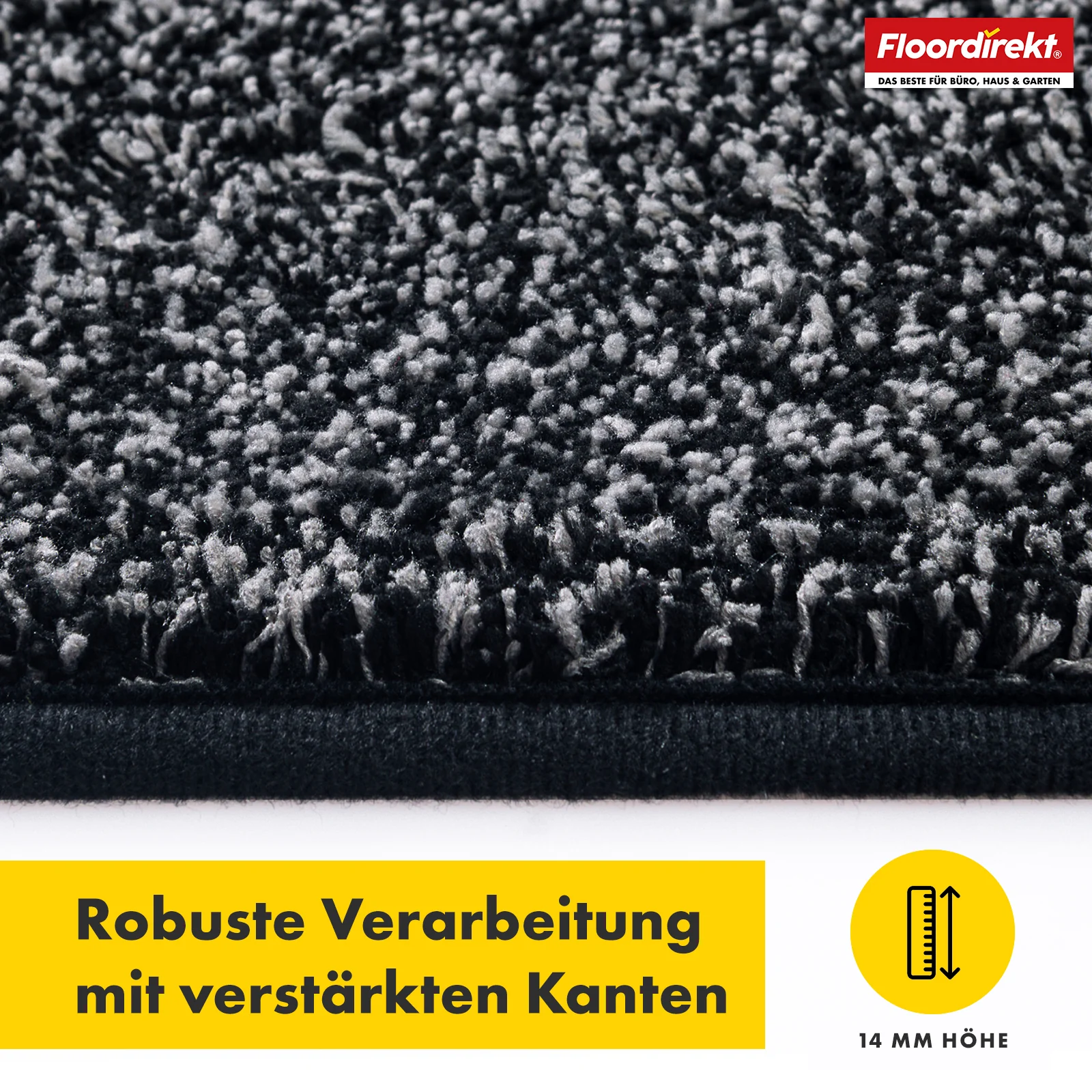 Schmutzfangmatte | Nasa | Weiche und wasserabsorbierende Fußmatte aus Polyester mit rutschfester Unterseite | Verschiedene Farben & Größen - Image 7