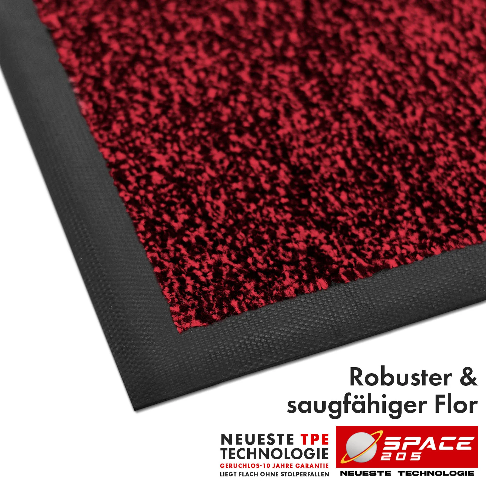 Schmutzfangmatte | Space 205 | Rutschfeste Fußmatte mit innovativer TPE-Technologie in Rand & Rückseite | Ideal für Eingänge, Flur & Haustür | In verschiedenen Farben & Größen - Image 17