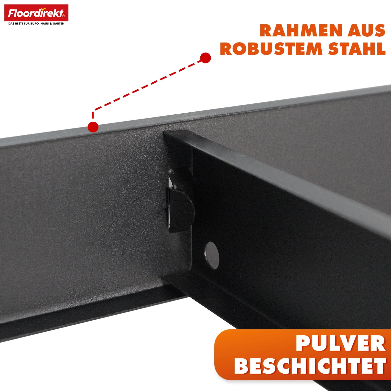 Schwerlastregal | Rhino | Lagerregal mit 5 Böden | 1050 kg Traglast | innovatives Stecksystem | In verschiedenen Farben & Größen - Image 14