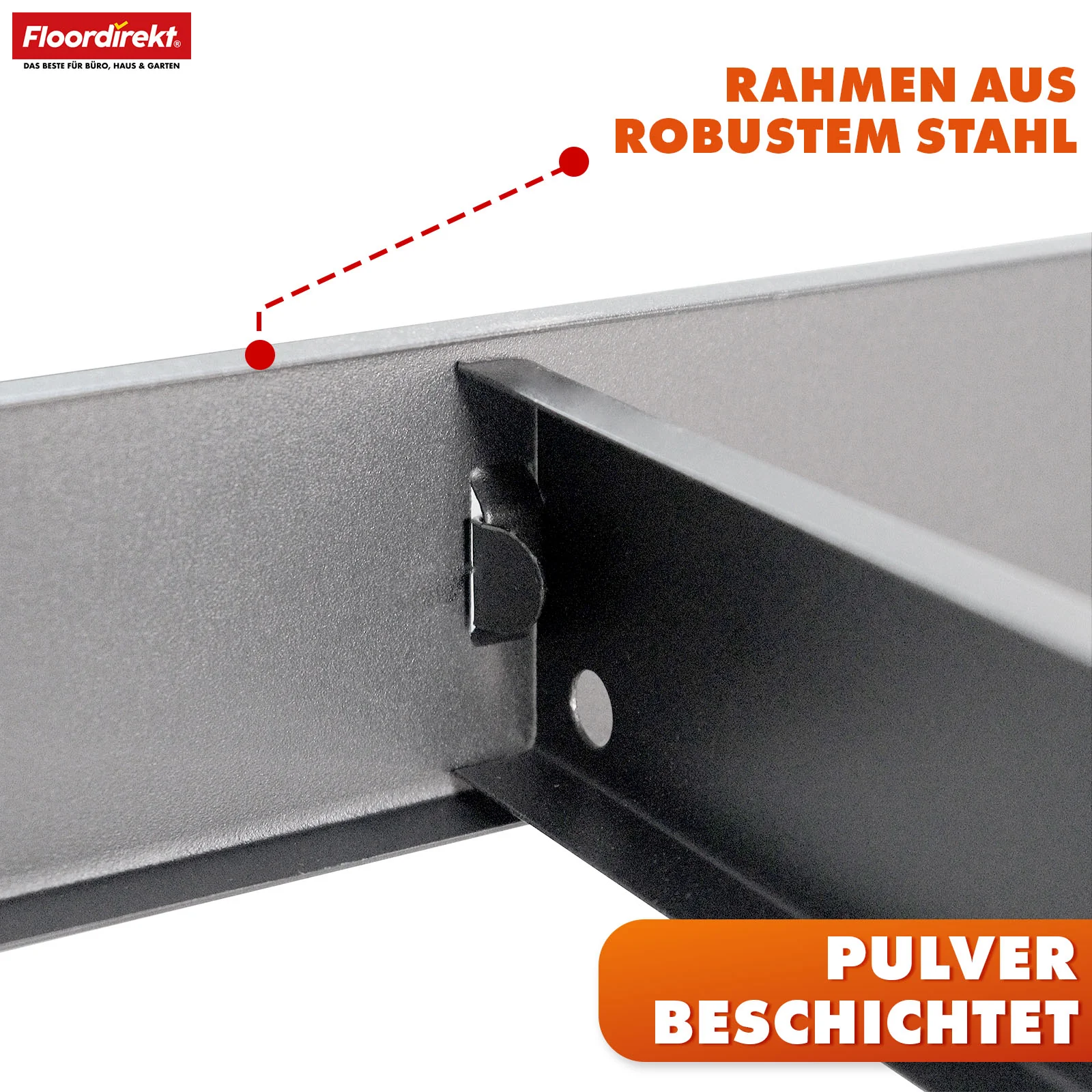 Schwerlastregal | Rhino | Lagerregal mit 5 Böden | 1050 kg Traglast | innovatives Stecksystem | In verschiedenen Farben & Größen - Image 38