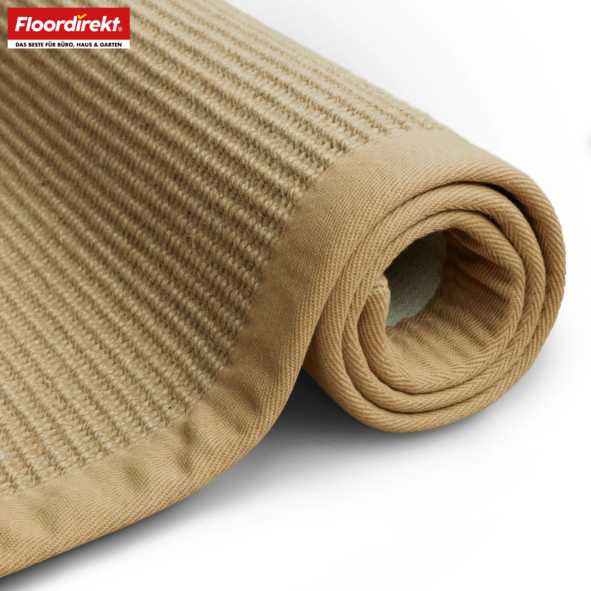 Sisal-Teppich | Bombay | Mit rutschhemmendem Rücken & Baumwollbordüre | In vielen Größen - Image 4